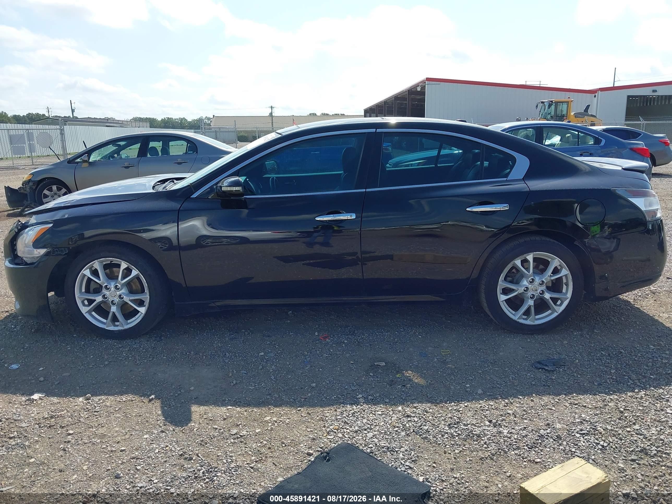 2013 Nissan Maxima 3.5 Sv Black vin: 1N4AA5APXDC809896