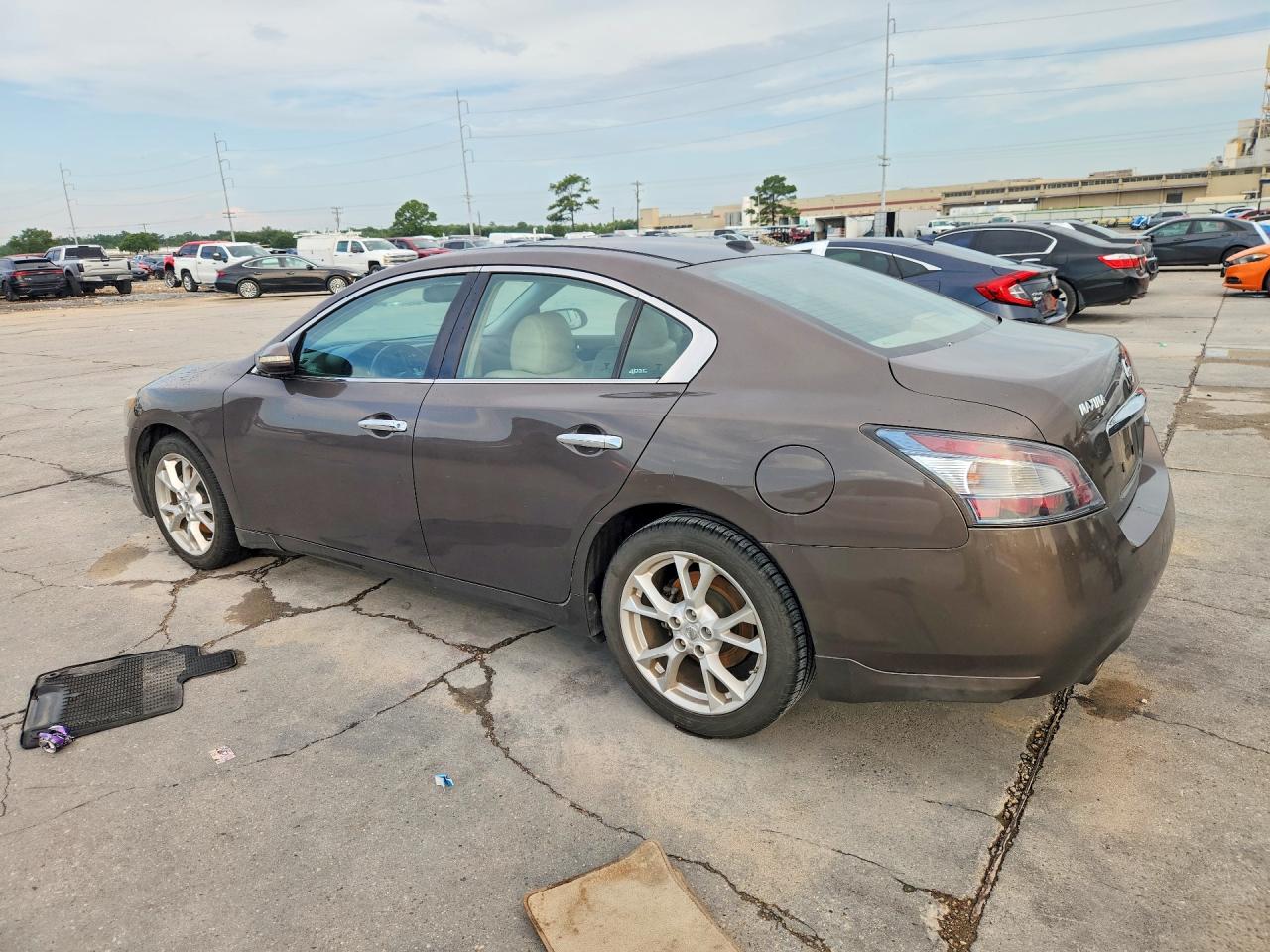 2013 Nissan Maxima 3.5 S Желто-коричневый vin: 1N4AA5APXDC812538