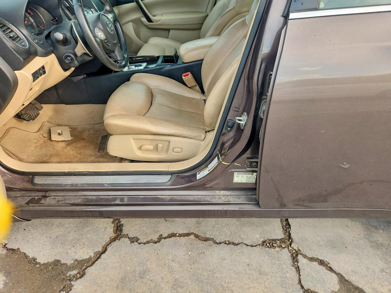 2013 Nissan Maxima 3.5 S Желто-коричневый vin: 1N4AA5APXDC812538