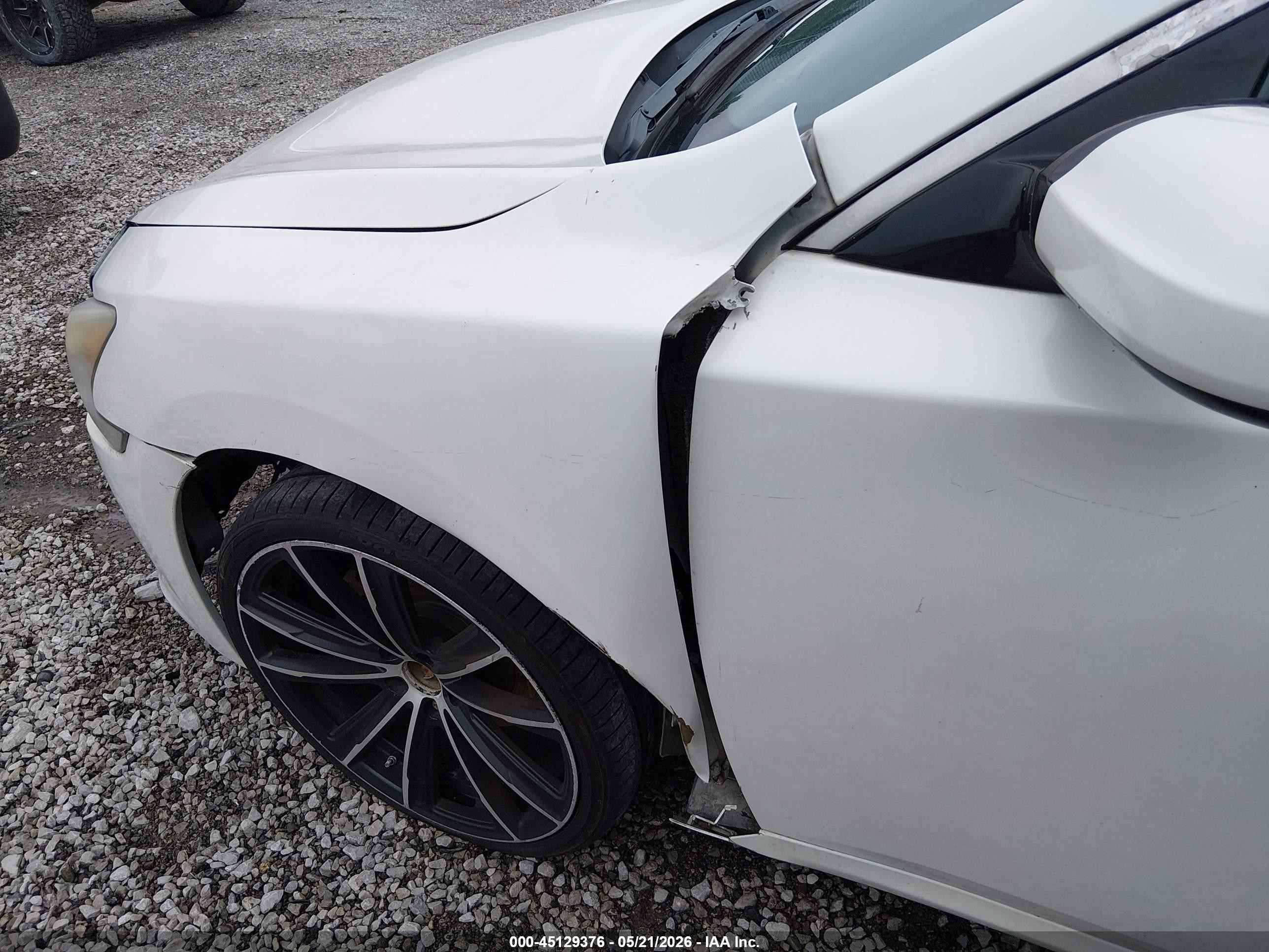 2013 Nissan Maxima 3.5 S White vin: 1N4AA5APXDC813401