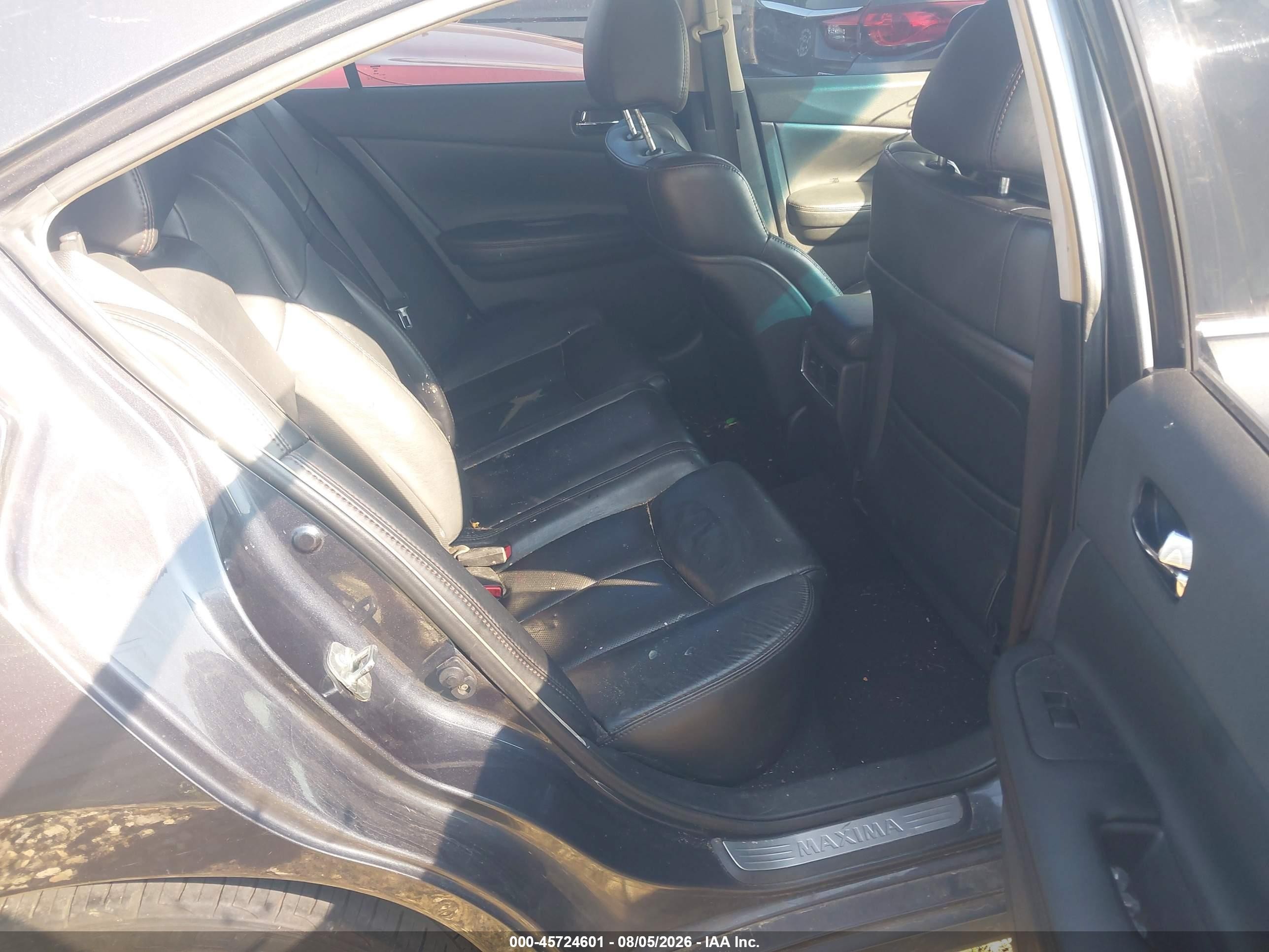 2013 Nissan Maxima 3.5 Sv Gray vin: 1N4AA5APXDC815875