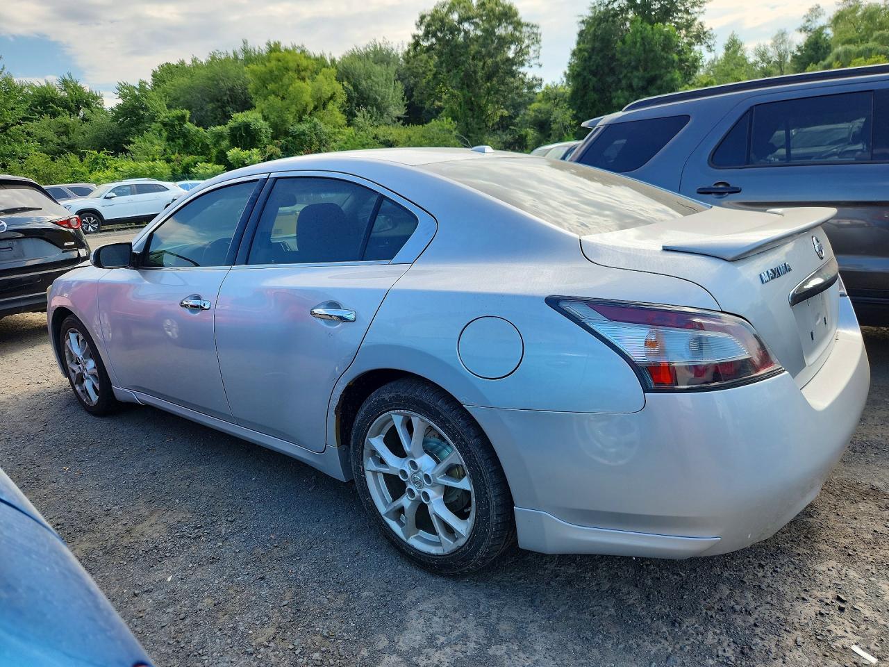 2013 Nissan Maxima 3.5 S Silver vin: 1N4AA5APXDC826505