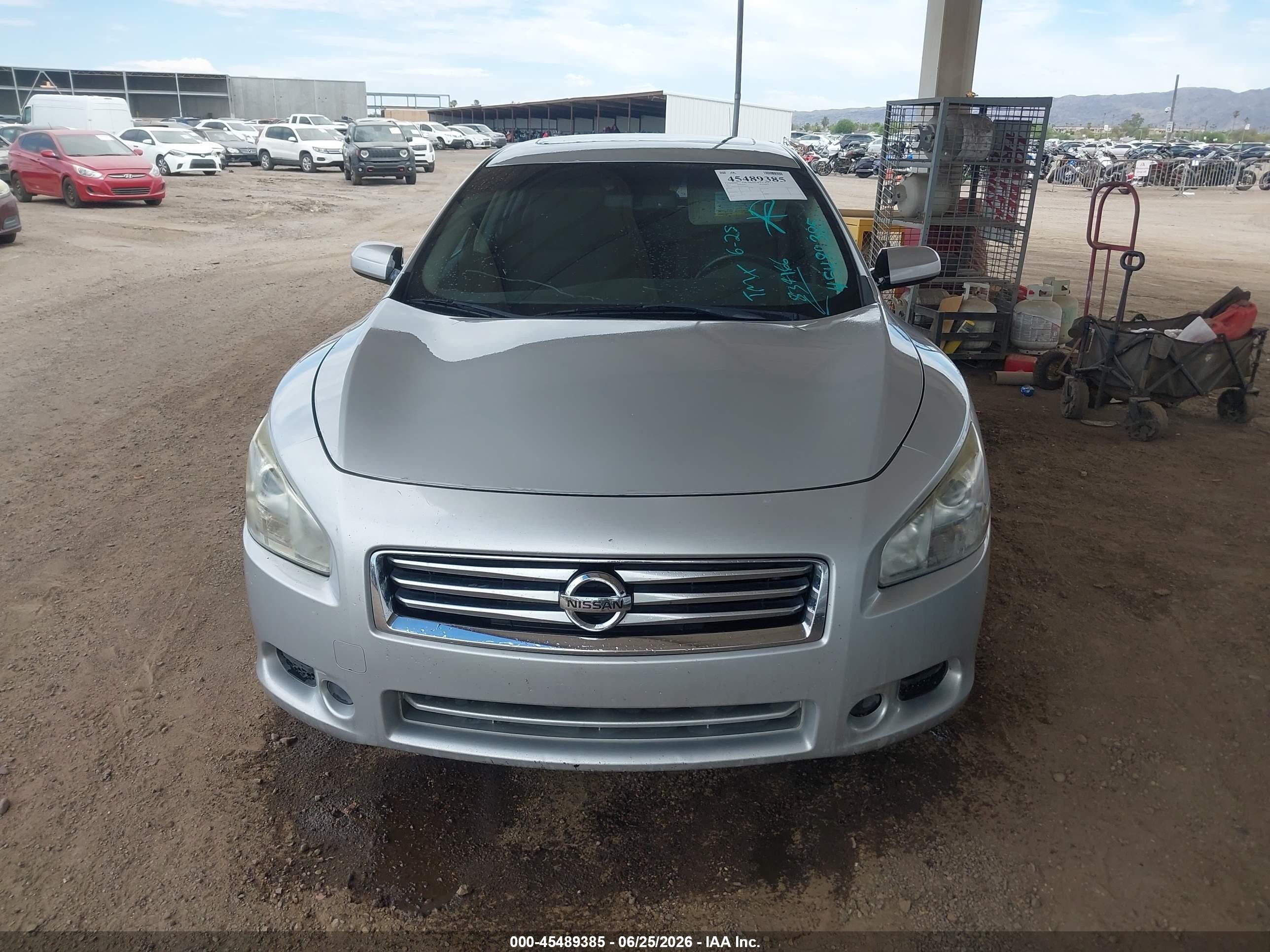 2013 Nissan Maxima 3.5 S Серый vin: 1N4AA5APXDC834166