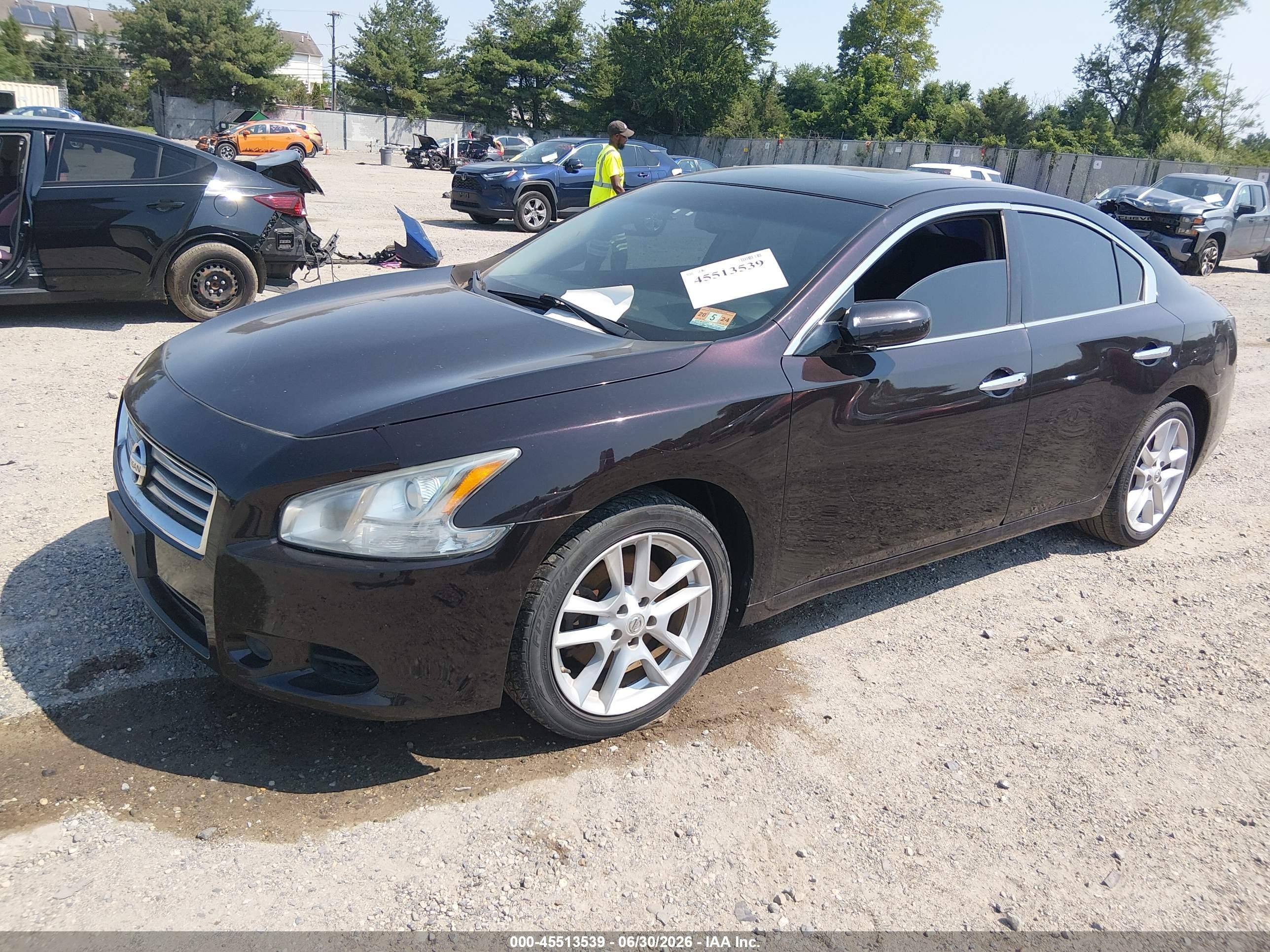 2013 Nissan Maxima 3.5 S Brown vin: 1N4AA5APXDC837276