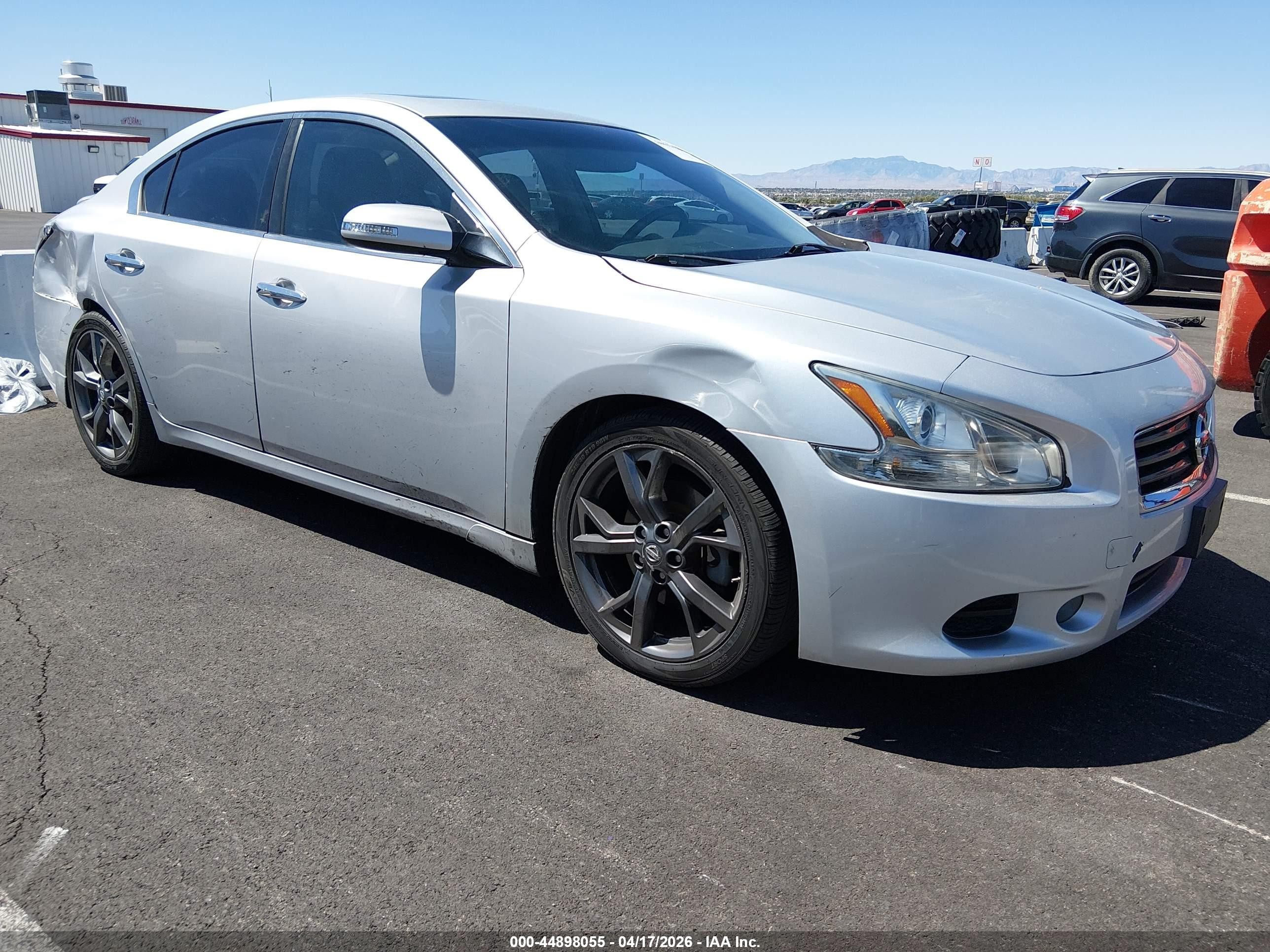 2013 Nissan Maxima 3.5 Sv Silver vin: 1N4AA5APXDC841800