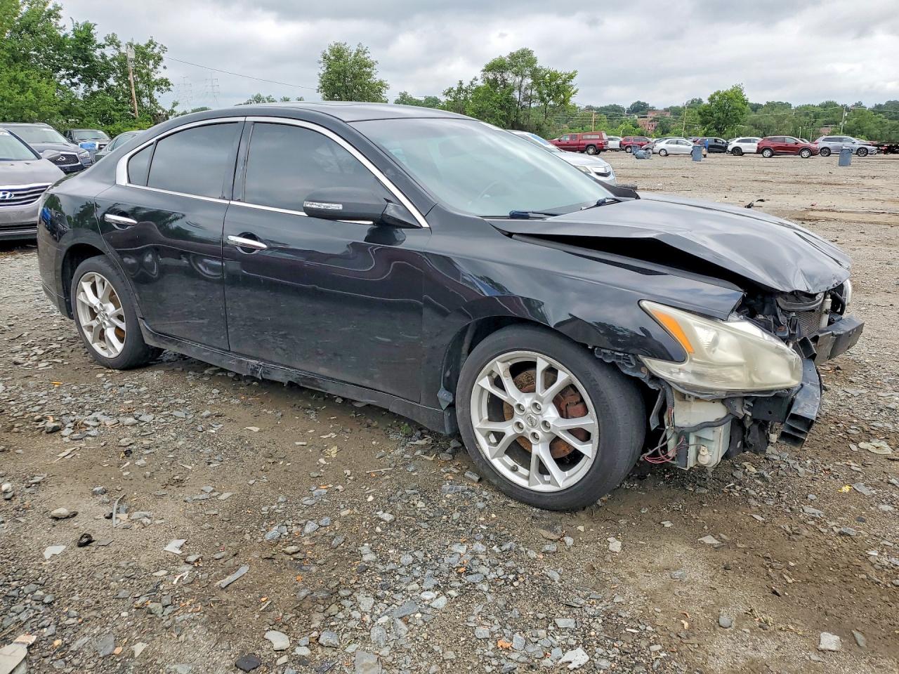 2013 Nissan Maxima 3.5 S Black vin: 1N4AA5APXDC845054