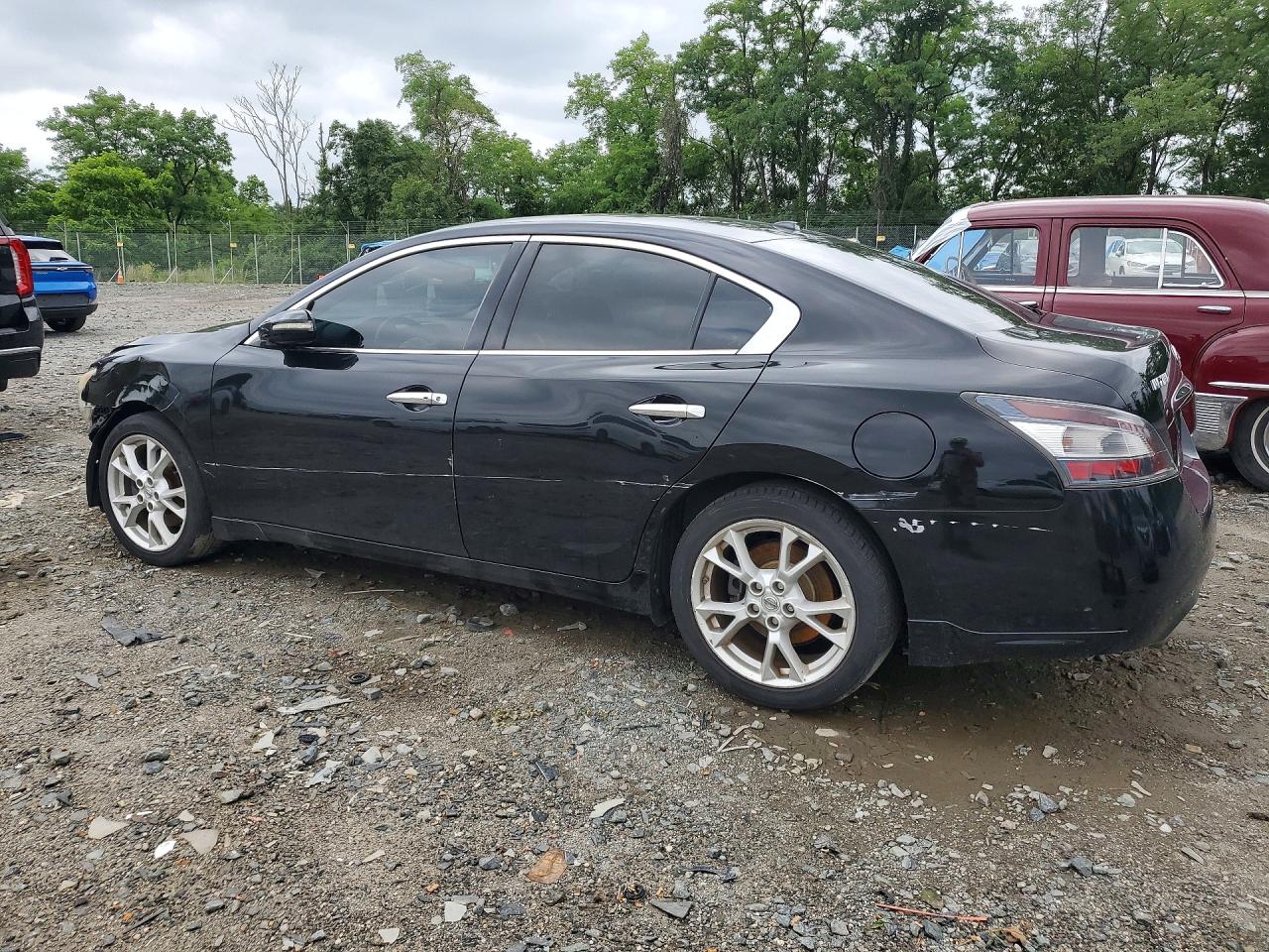 2013 Nissan Maxima 3.5 S Black vin: 1N4AA5APXDC845054