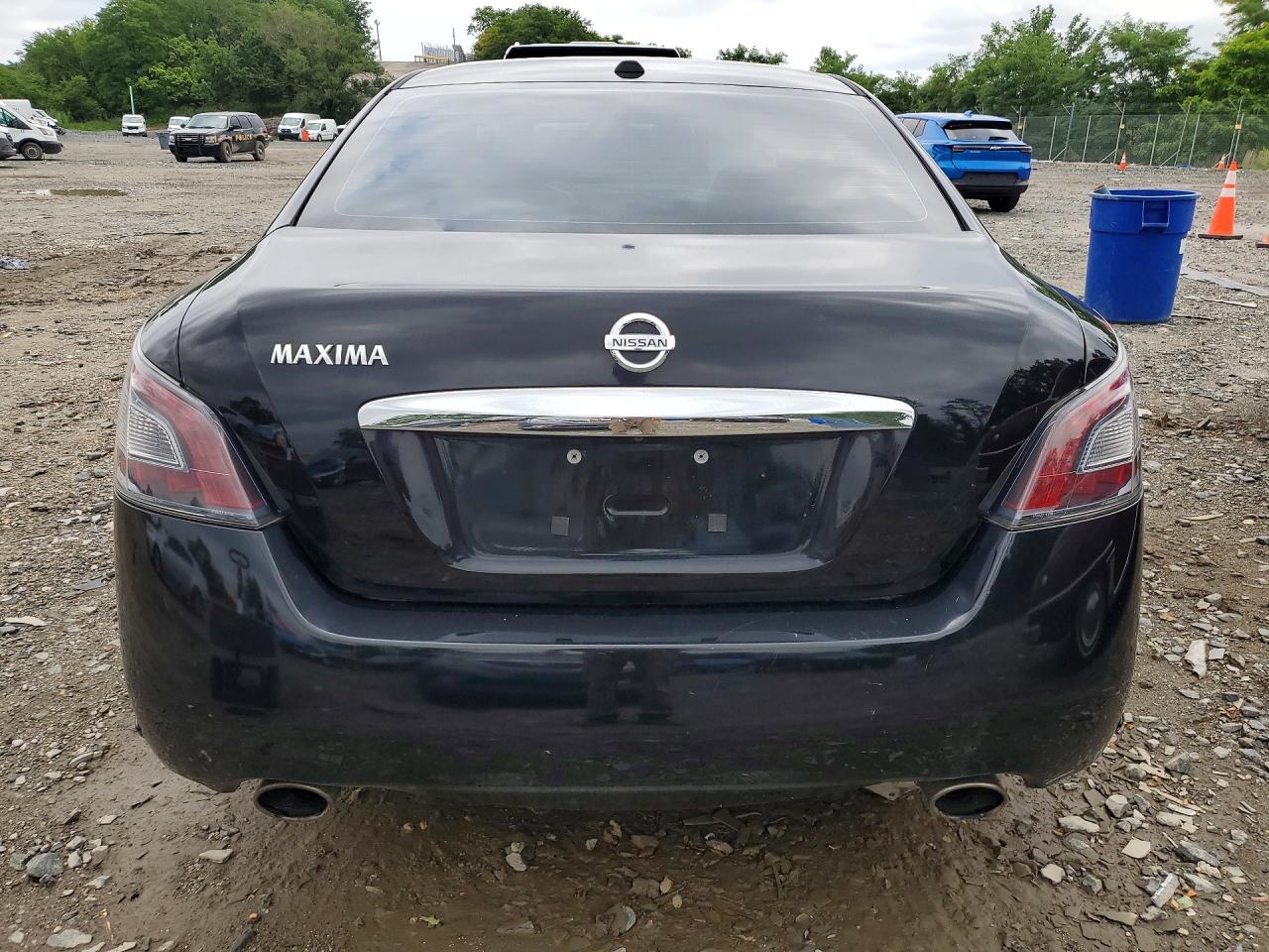 2013 Nissan Maxima 3.5 S Black vin: 1N4AA5APXDC845054