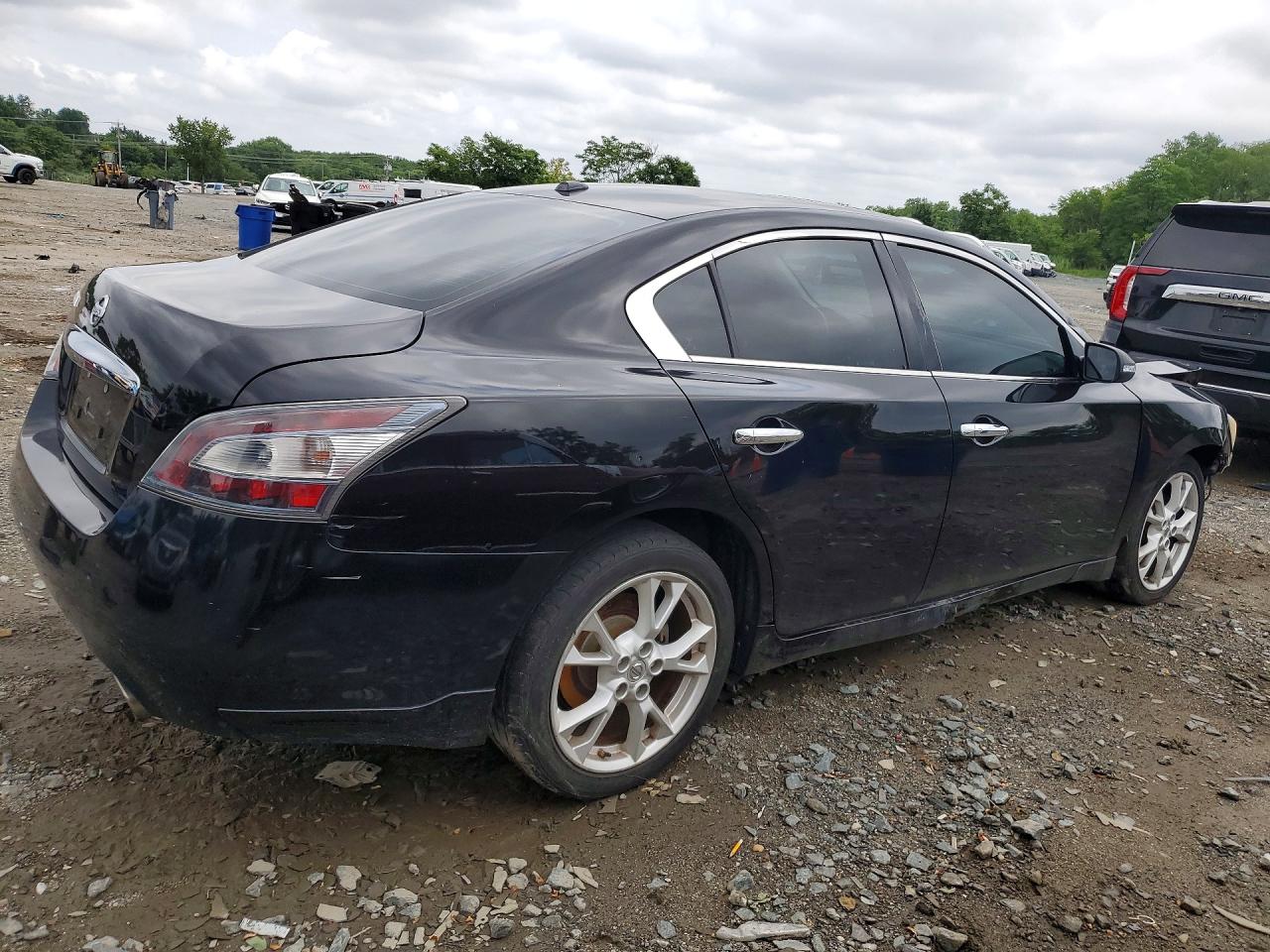 2013 Nissan Maxima 3.5 S Black vin: 1N4AA5APXDC845054