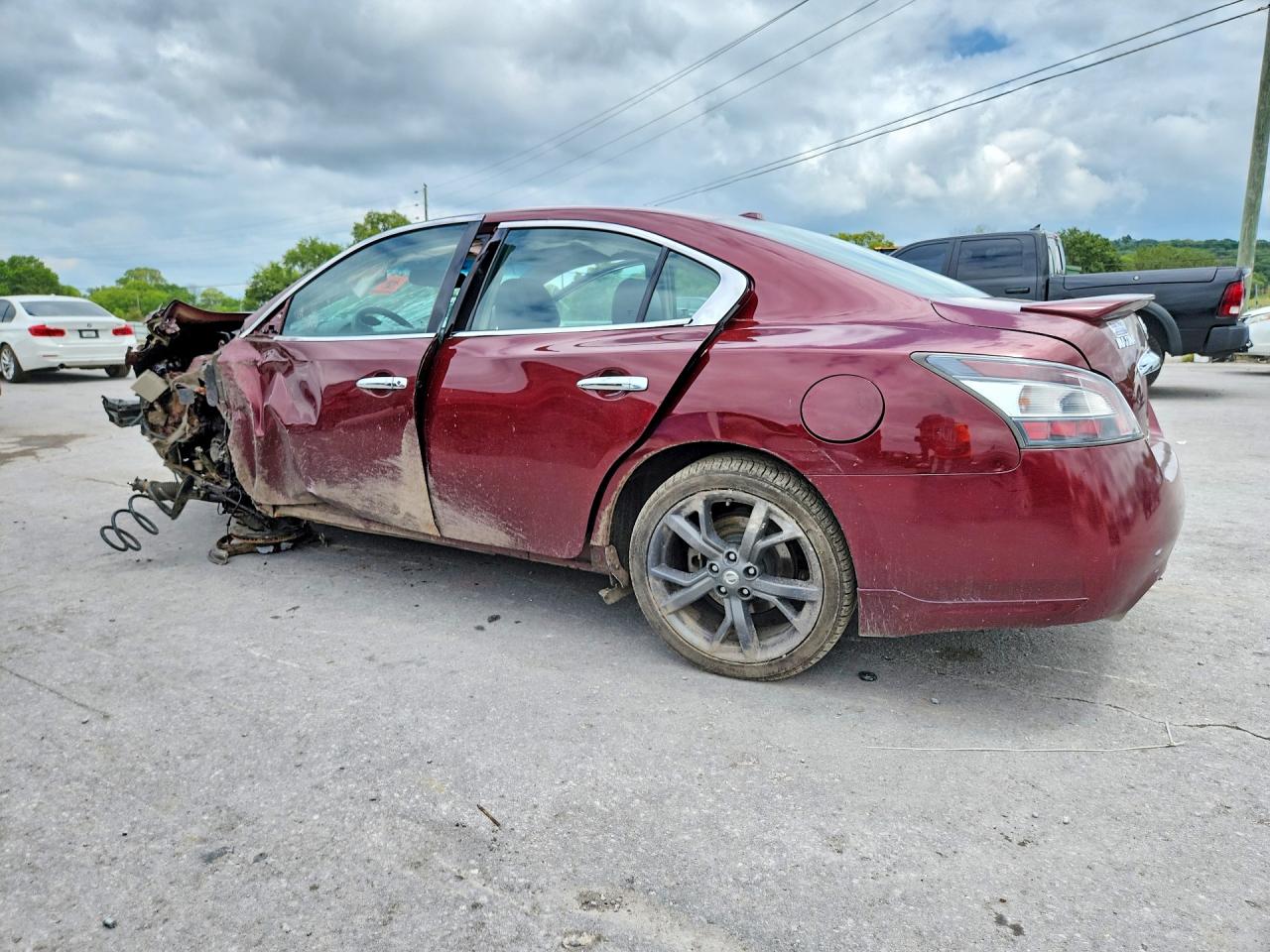 2013 Nissan Maxima 3.5 Sv Burgundy vin: 1N4AA5APXDC848018