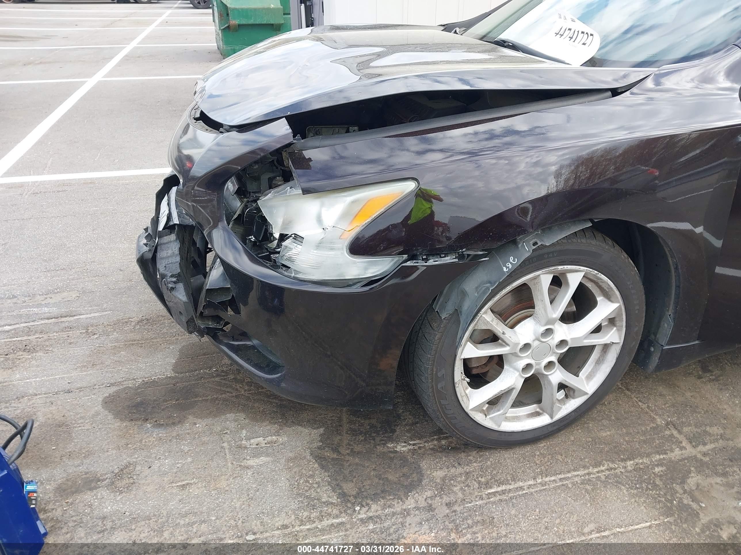 2013 Nissan Maxima 3.5 Sv Black vin: 1N4AA5APXDC848214