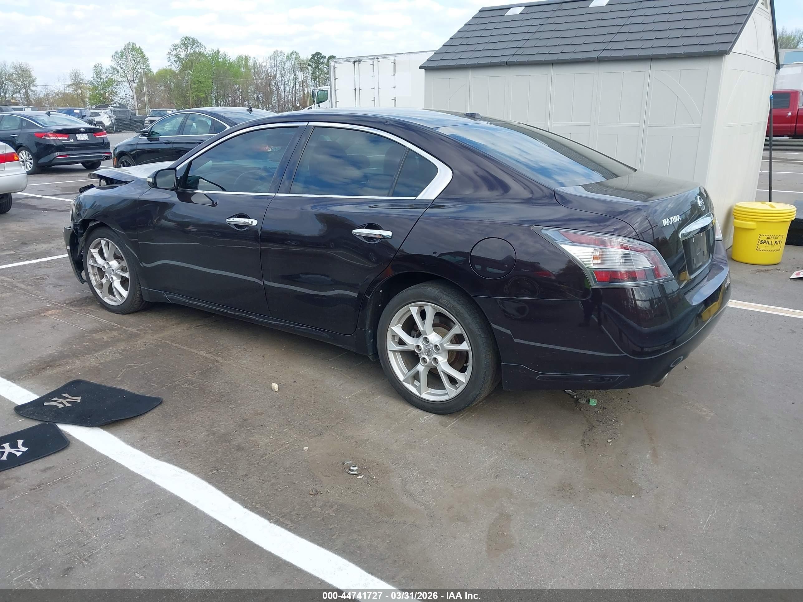 2013 Nissan Maxima 3.5 Sv Black vin: 1N4AA5APXDC848214