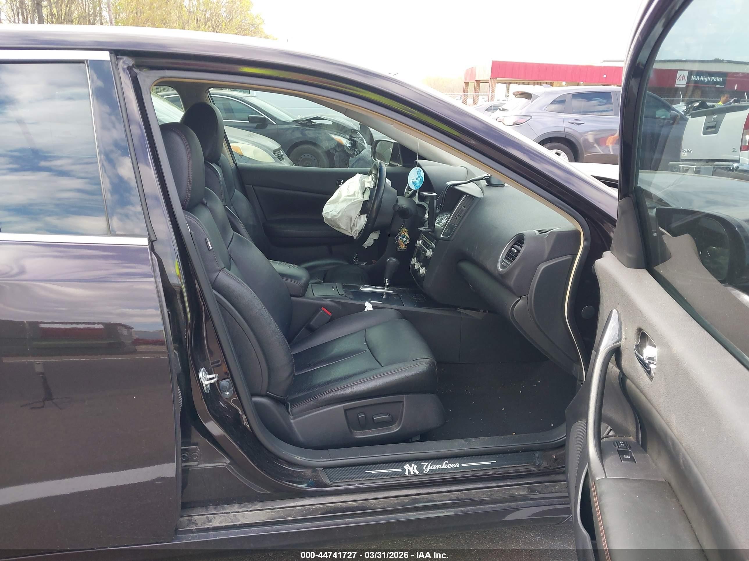 2013 Nissan Maxima 3.5 Sv Black vin: 1N4AA5APXDC848214