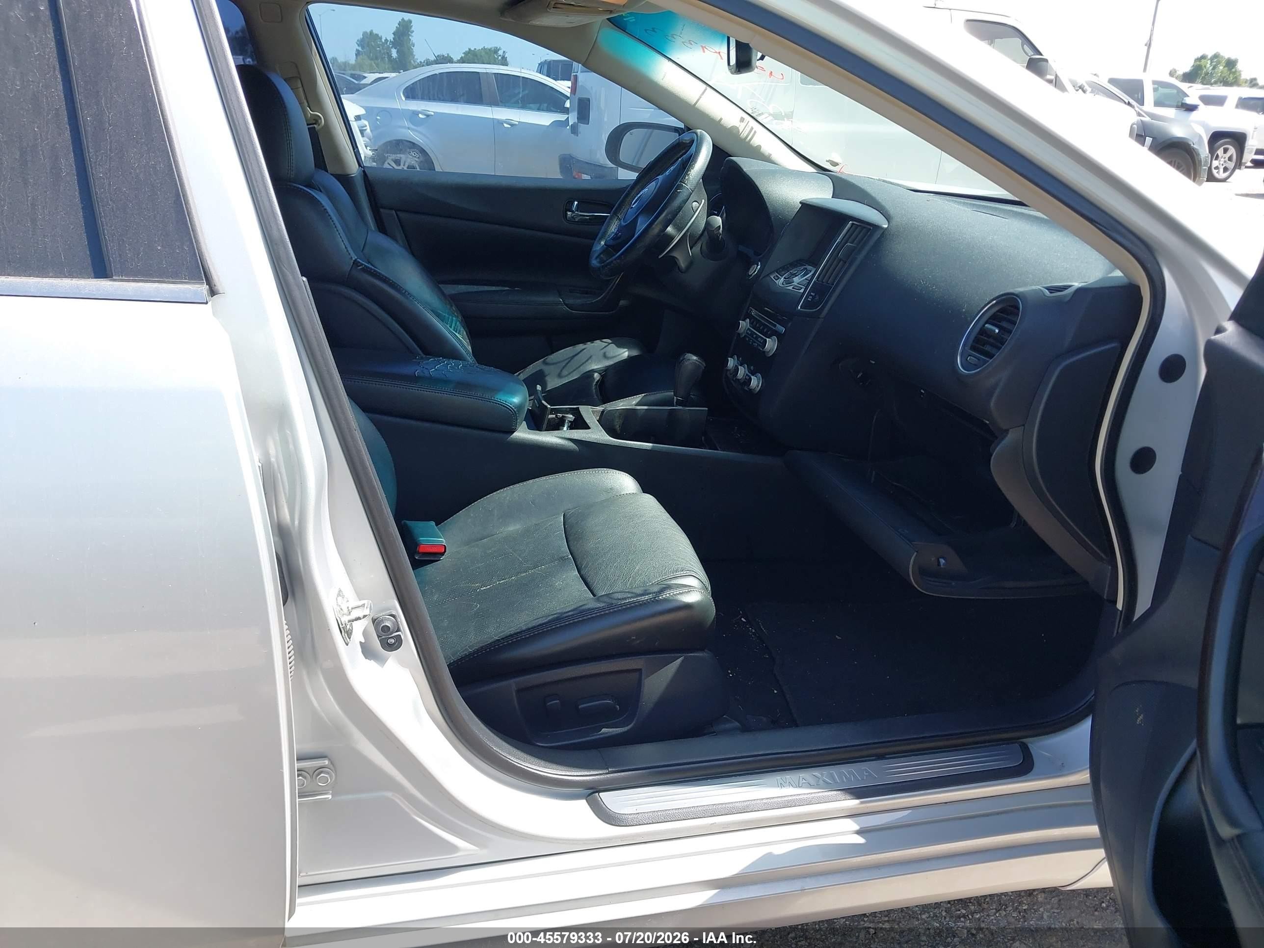 2013 Nissan Maxima 3.5 Sv Silver vin: 1N4AA5APXDC848374