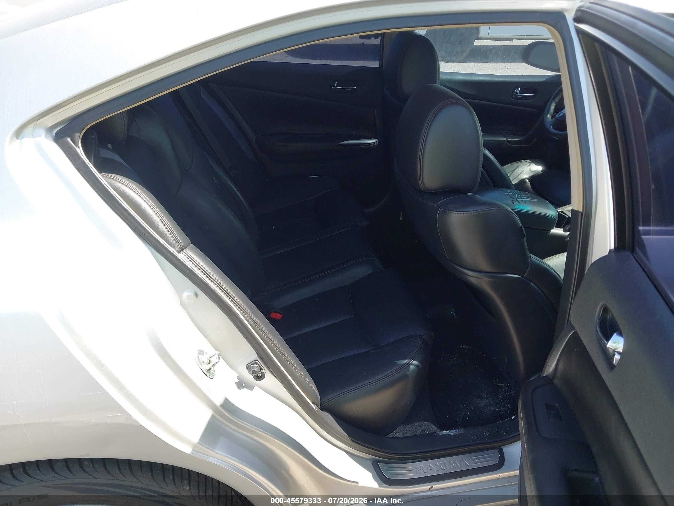 2013 Nissan Maxima 3.5 Sv Silver vin: 1N4AA5APXDC848374
