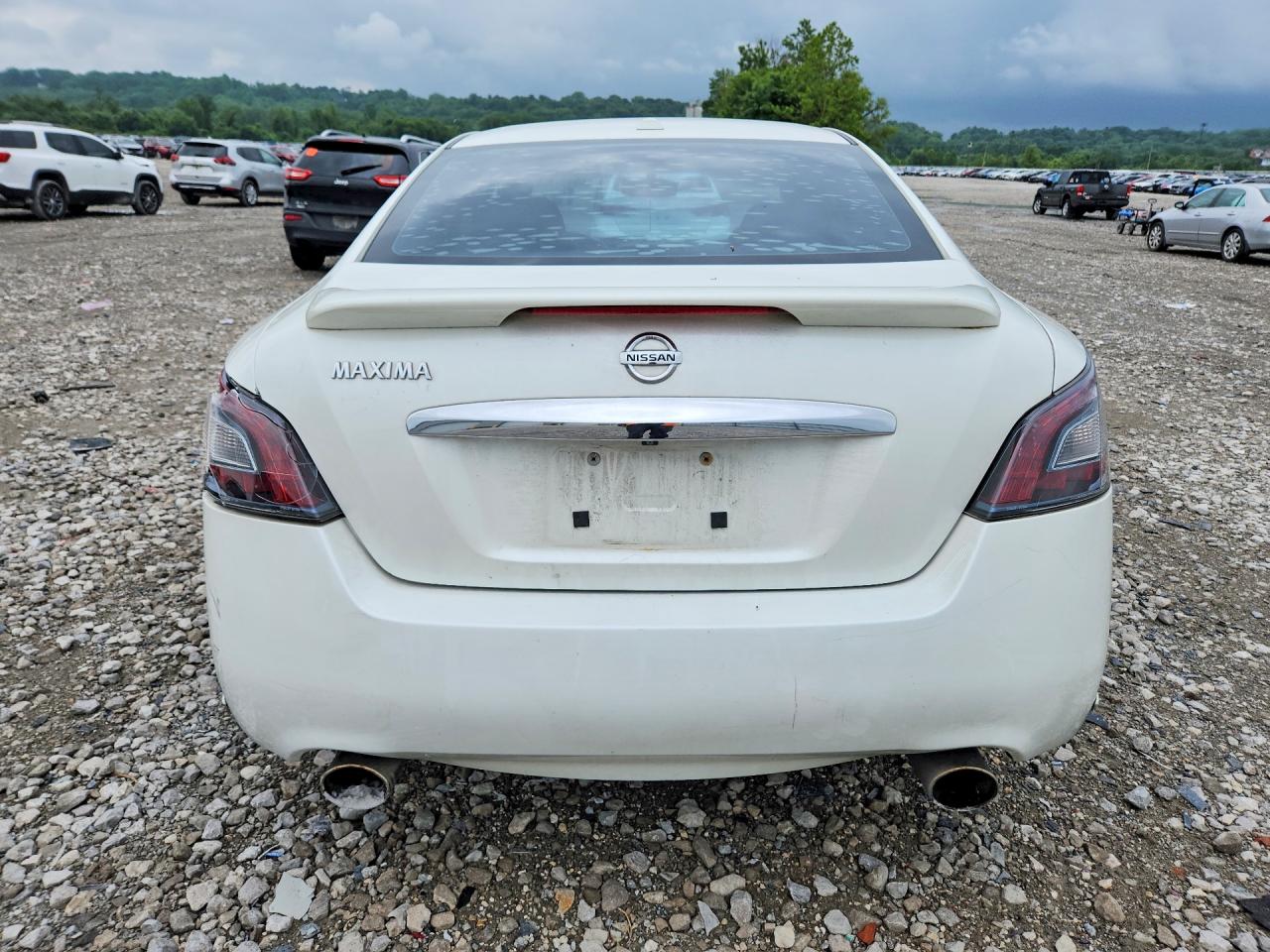 2014 Nissan Maxima 3.5 Sv White vin: 1N4AA5APXEC437476