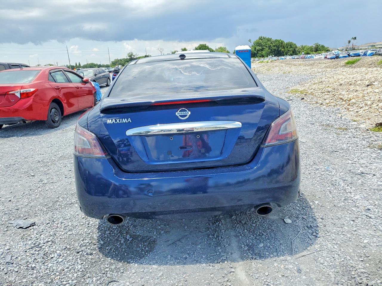 2014 Nissan Maxima 3.5 Sv Blue vin: 1N4AA5APXEC442905