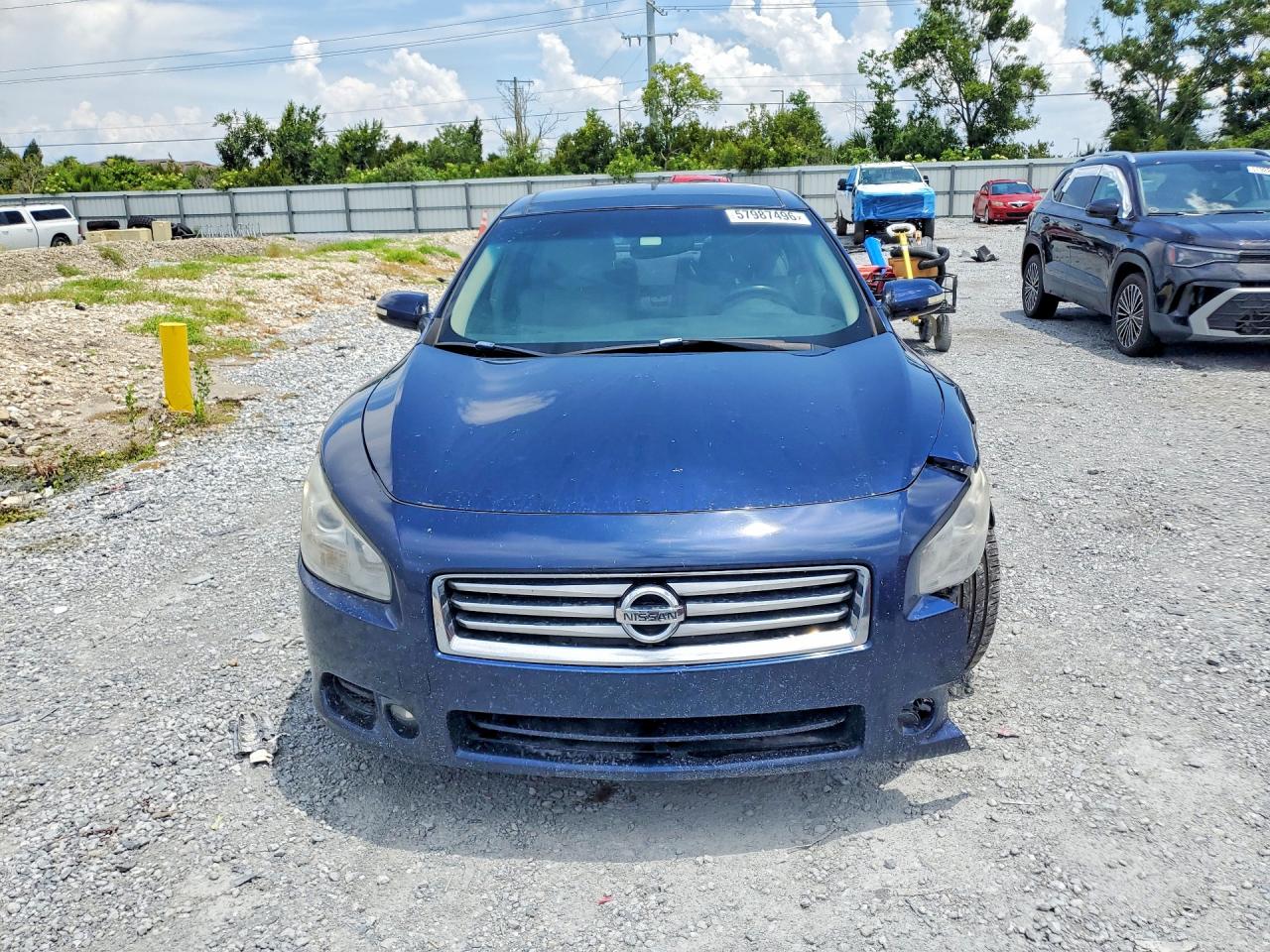 2014 Nissan Maxima 3.5 Sv Blue vin: 1N4AA5APXEC442905