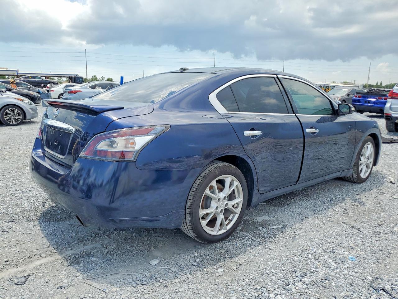 2014 Nissan Maxima 3.5 Sv Blue vin: 1N4AA5APXEC442905