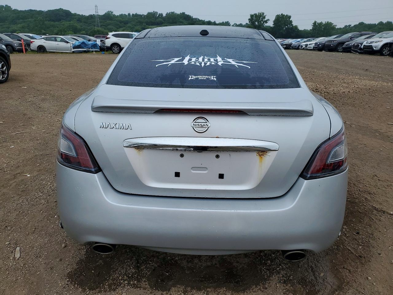 2014 Nissan Maxima 3.5 Sv Silver vin: 1N4AA5APXEC444816