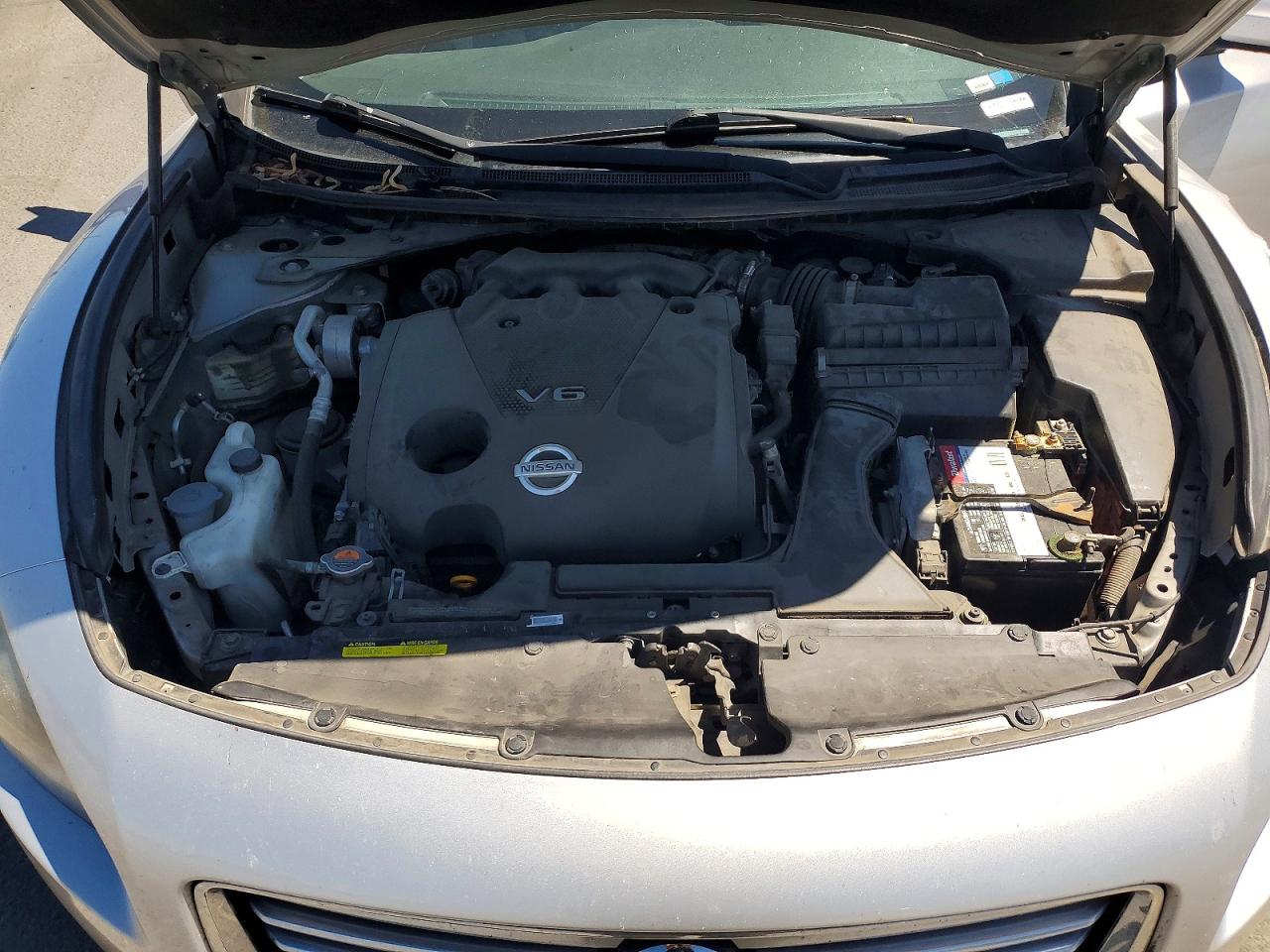2014 Nissan Maxima 3.5 S Silver vin: 1N4AA5APXEC447084