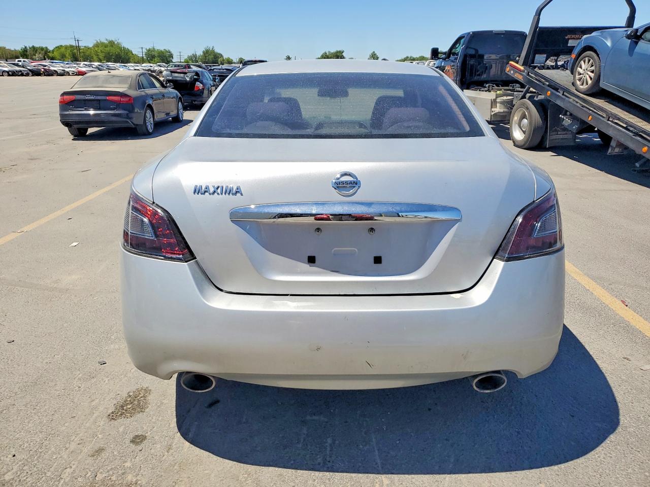 2014 Nissan Maxima 3.5 S Silver vin: 1N4AA5APXEC447084