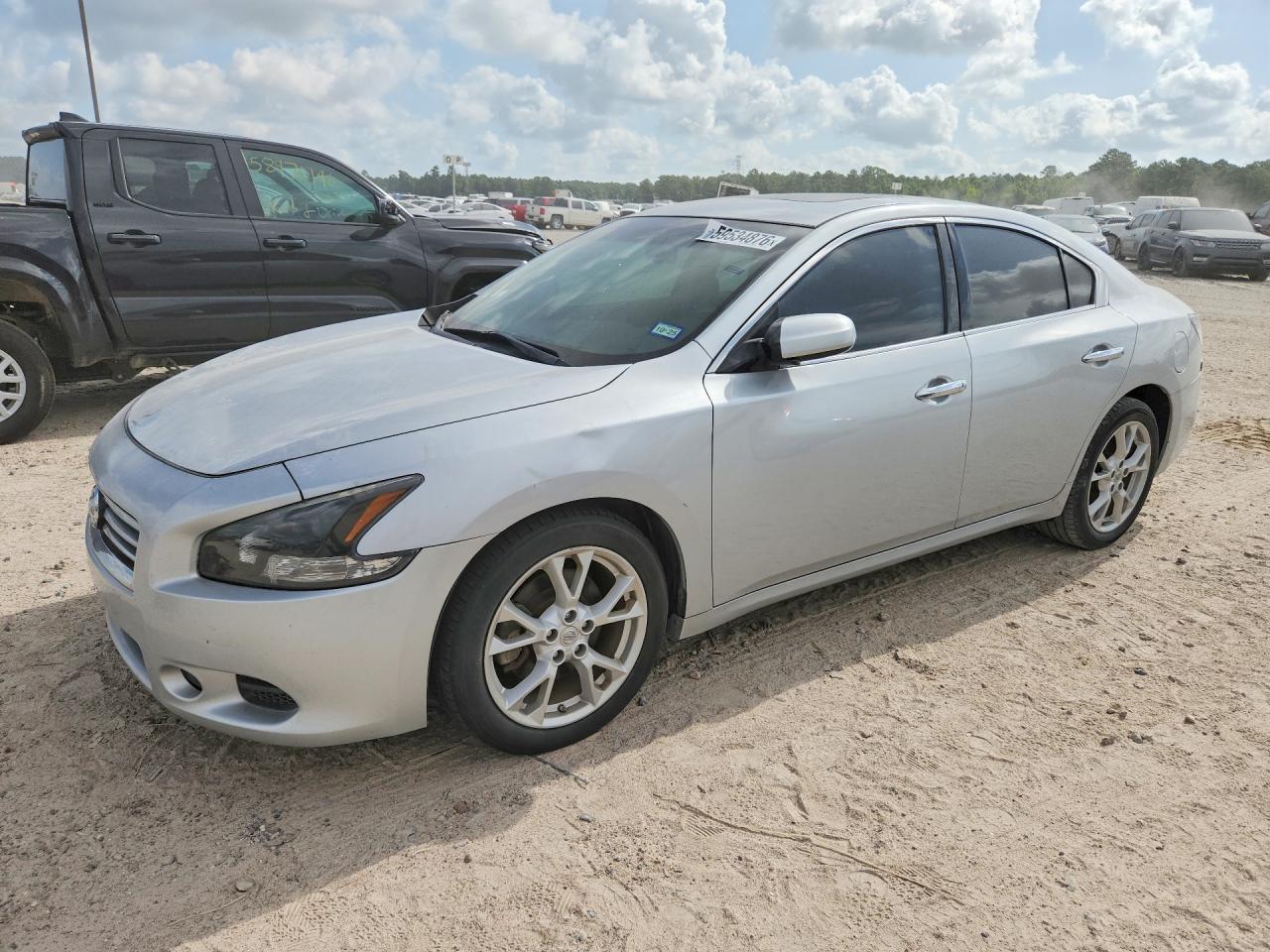 2014 Nissan Maxima 3.5 S Silver vin: 1N4AA5APXEC448042