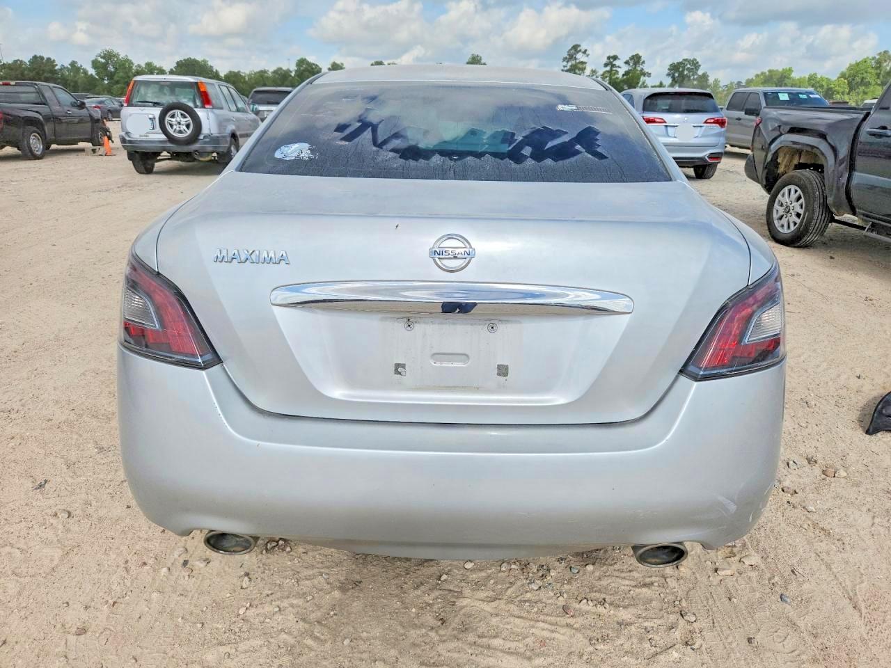 2014 Nissan Maxima 3.5 S Silver vin: 1N4AA5APXEC448042