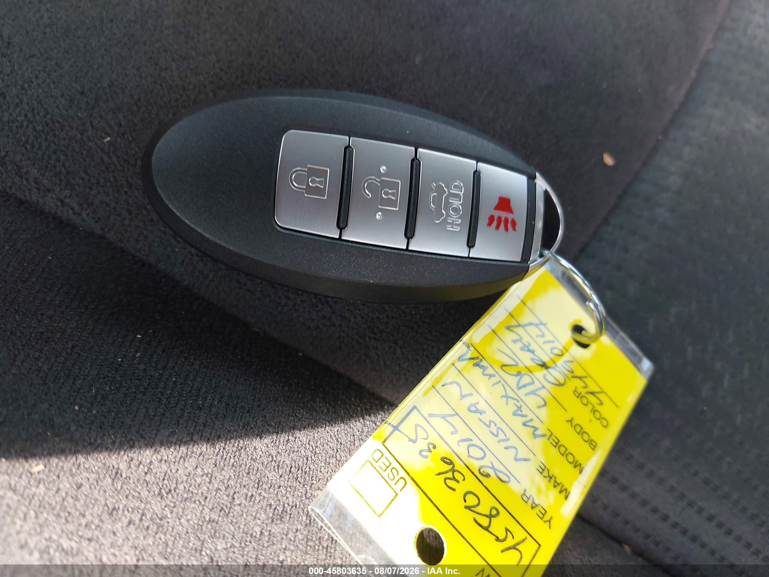 2014 Nissan Maxima 3.5 S Gray vin: 1N4AA5APXEC449014