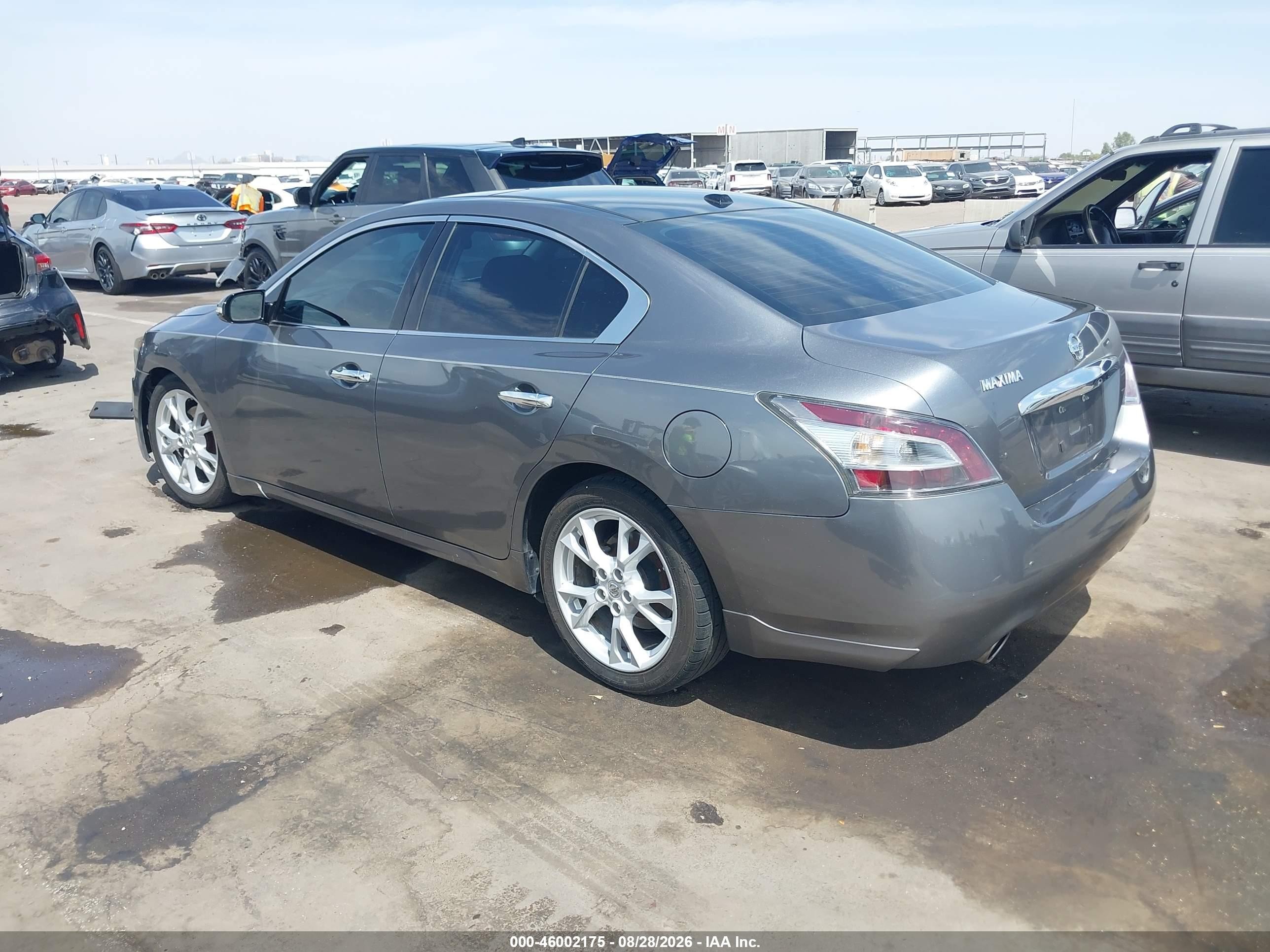 2014 Nissan Maxima 3.5 Sv Gray vin: 1N4AA5APXEC468114