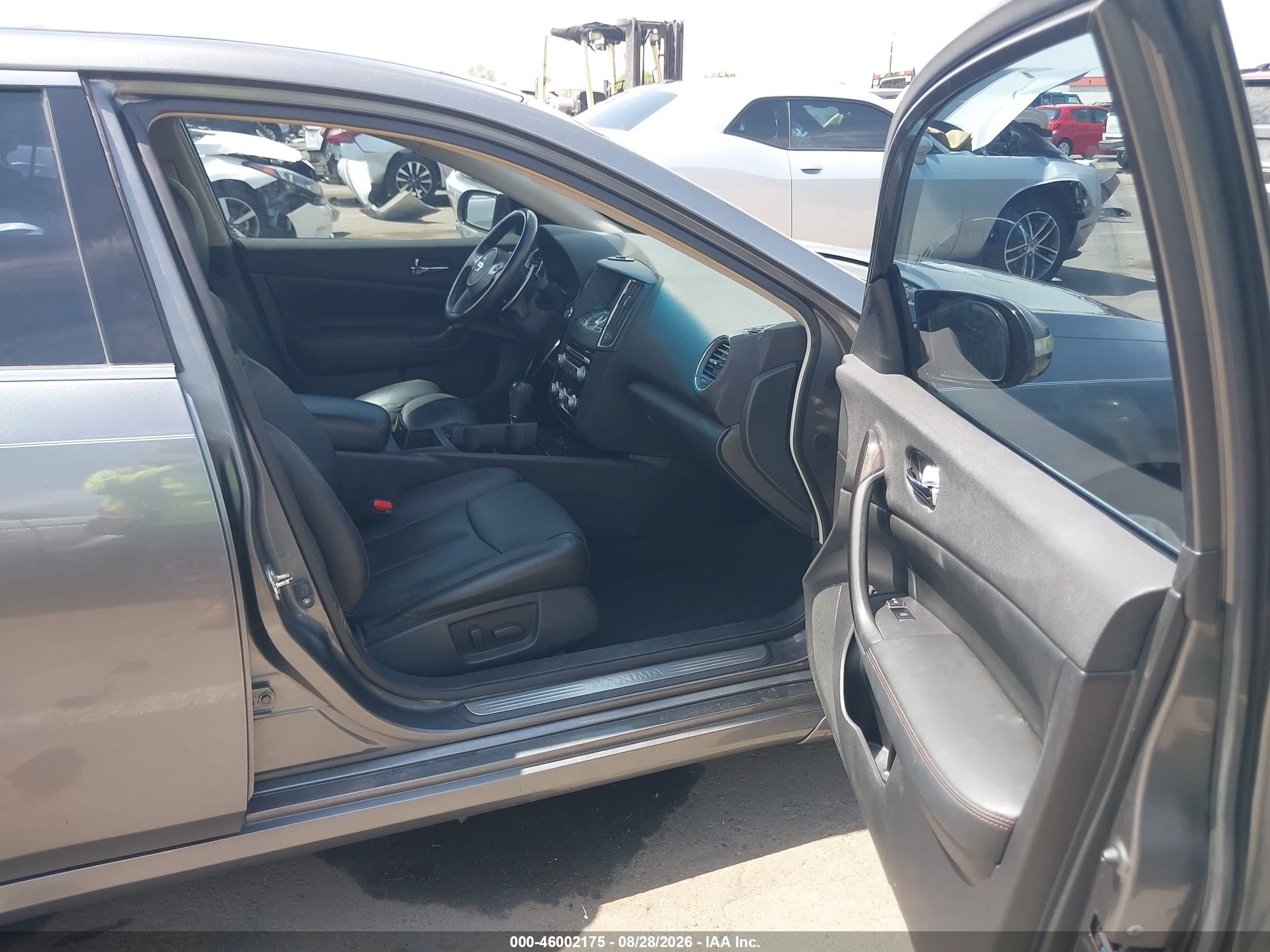 2014 Nissan Maxima 3.5 Sv Gray vin: 1N4AA5APXEC468114
