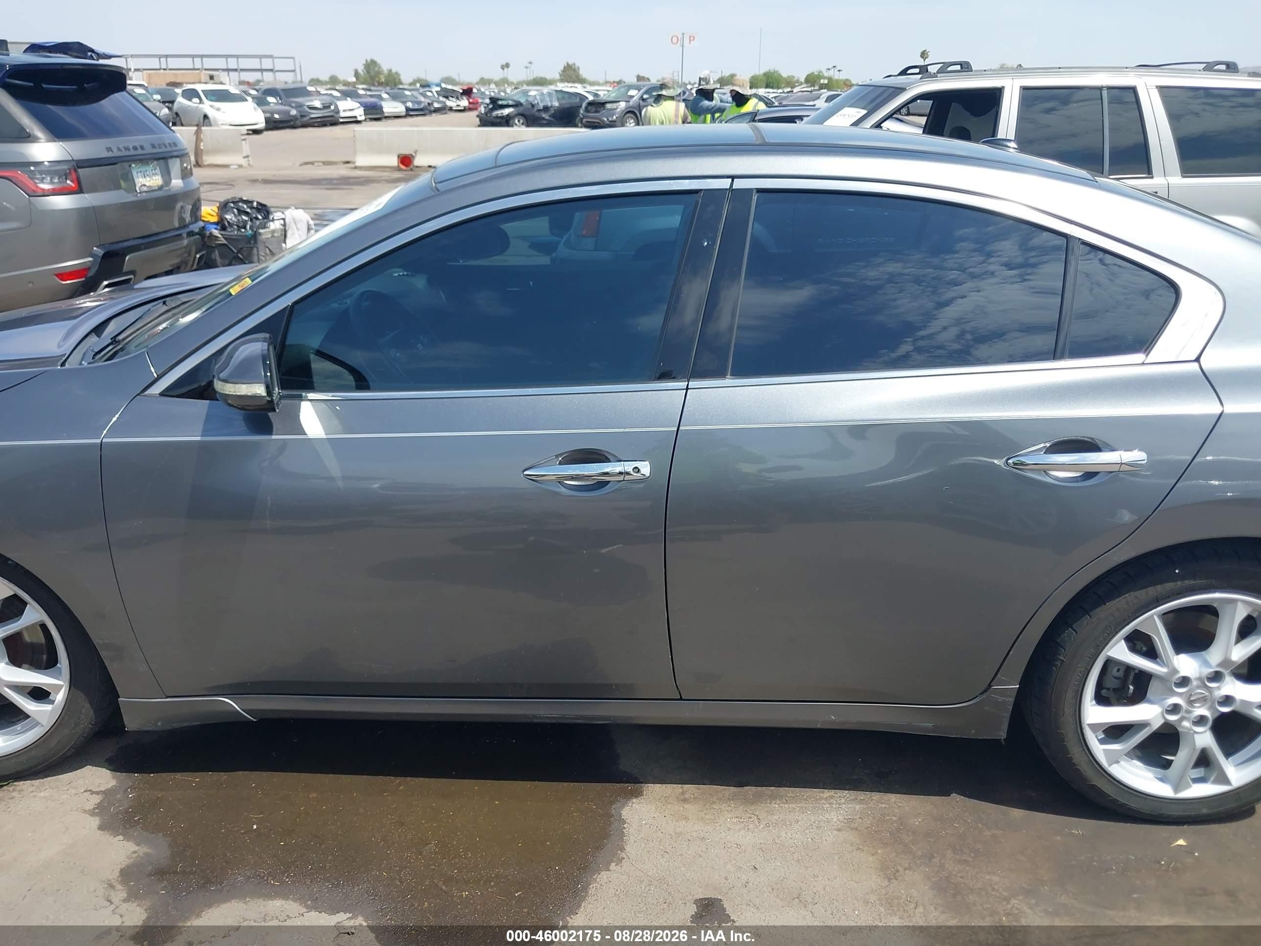 2014 Nissan Maxima 3.5 Sv Gray vin: 1N4AA5APXEC468114