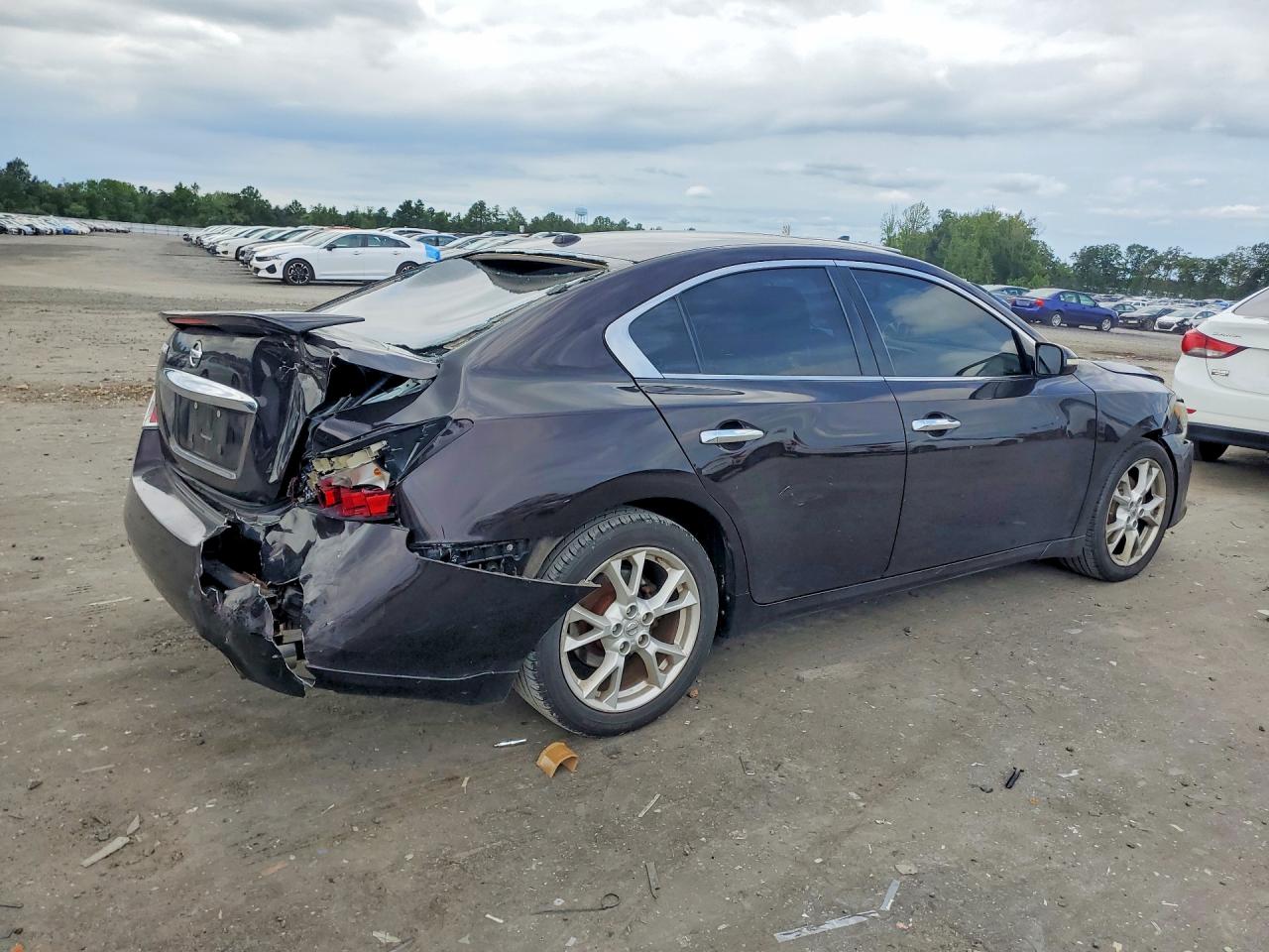 2014 Nissan Maxima 3.5 Sv Black vin: 1N4AA5APXEC470087