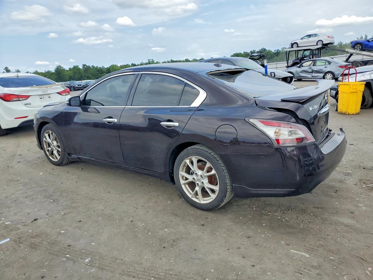 2014 Nissan Maxima 3.5 Sv Black vin: 1N4AA5APXEC470087