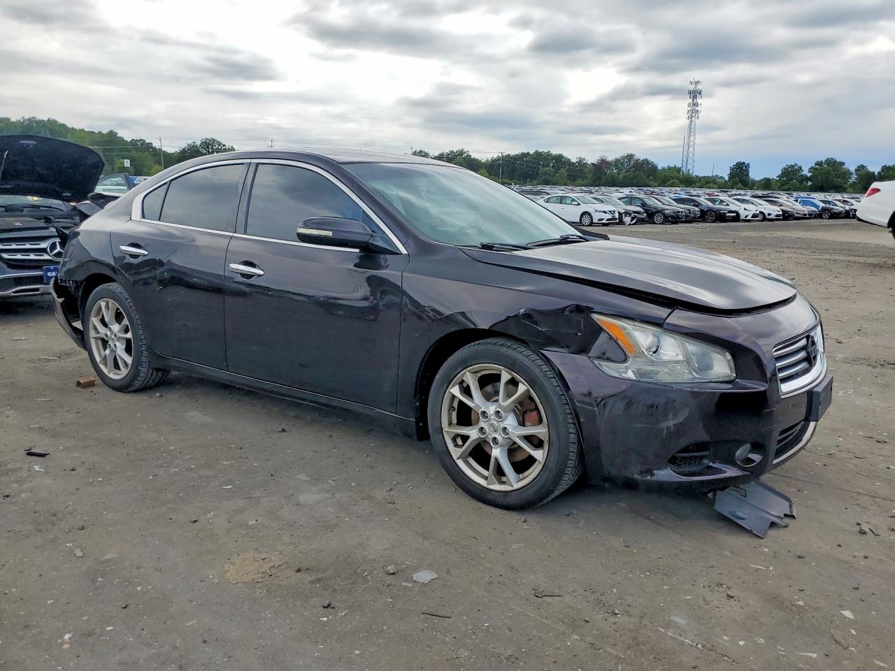 2014 Nissan Maxima 3.5 Sv Black vin: 1N4AA5APXEC470087