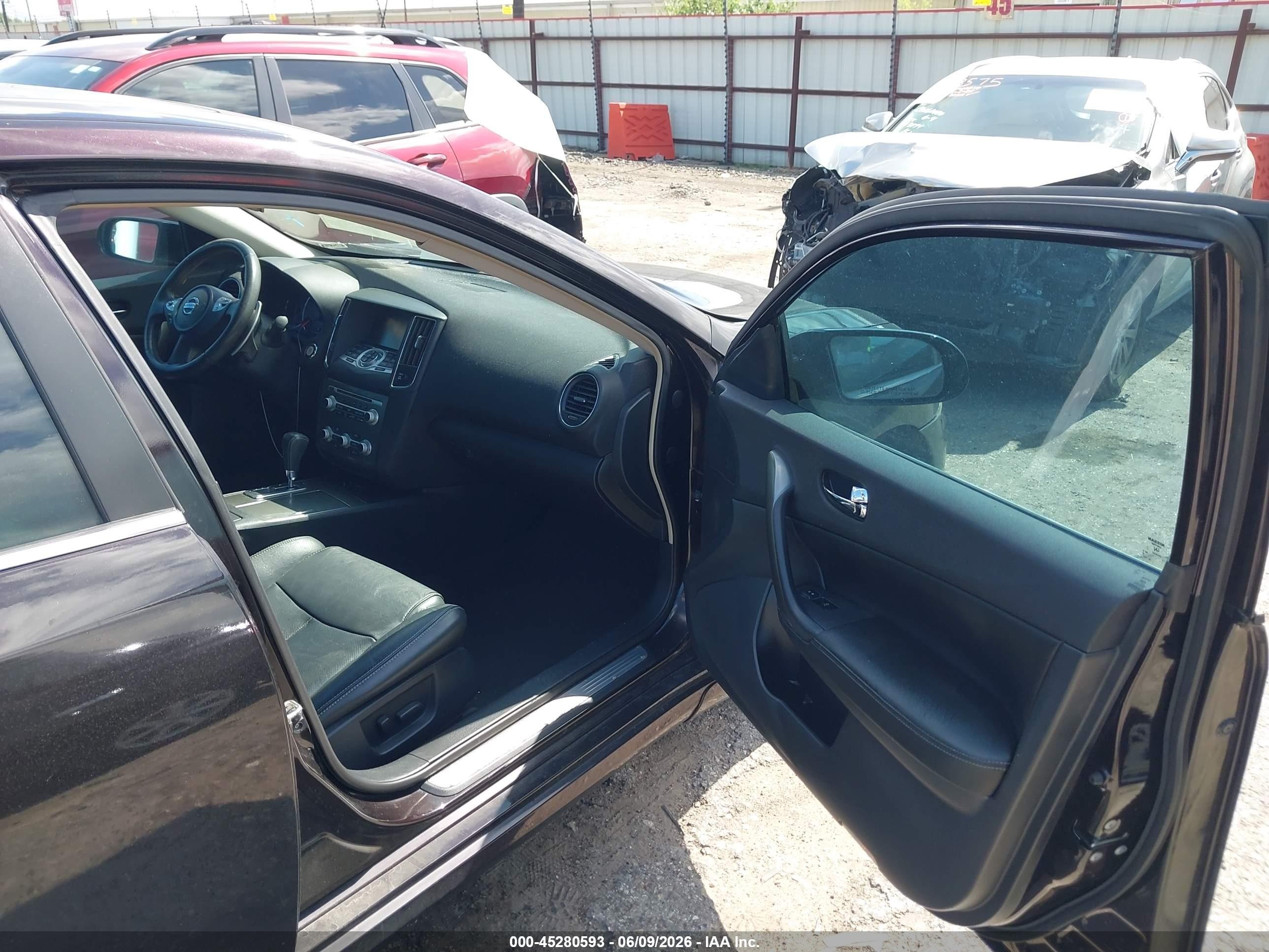 2014 Nissan Maxima 3.5 Sv Purple vin: 1N4AA5APXEC475273