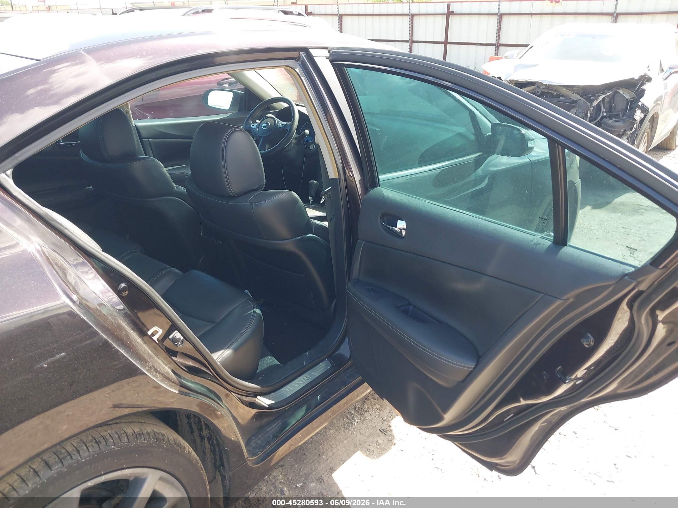 2014 Nissan Maxima 3.5 Sv Purple vin: 1N4AA5APXEC475273