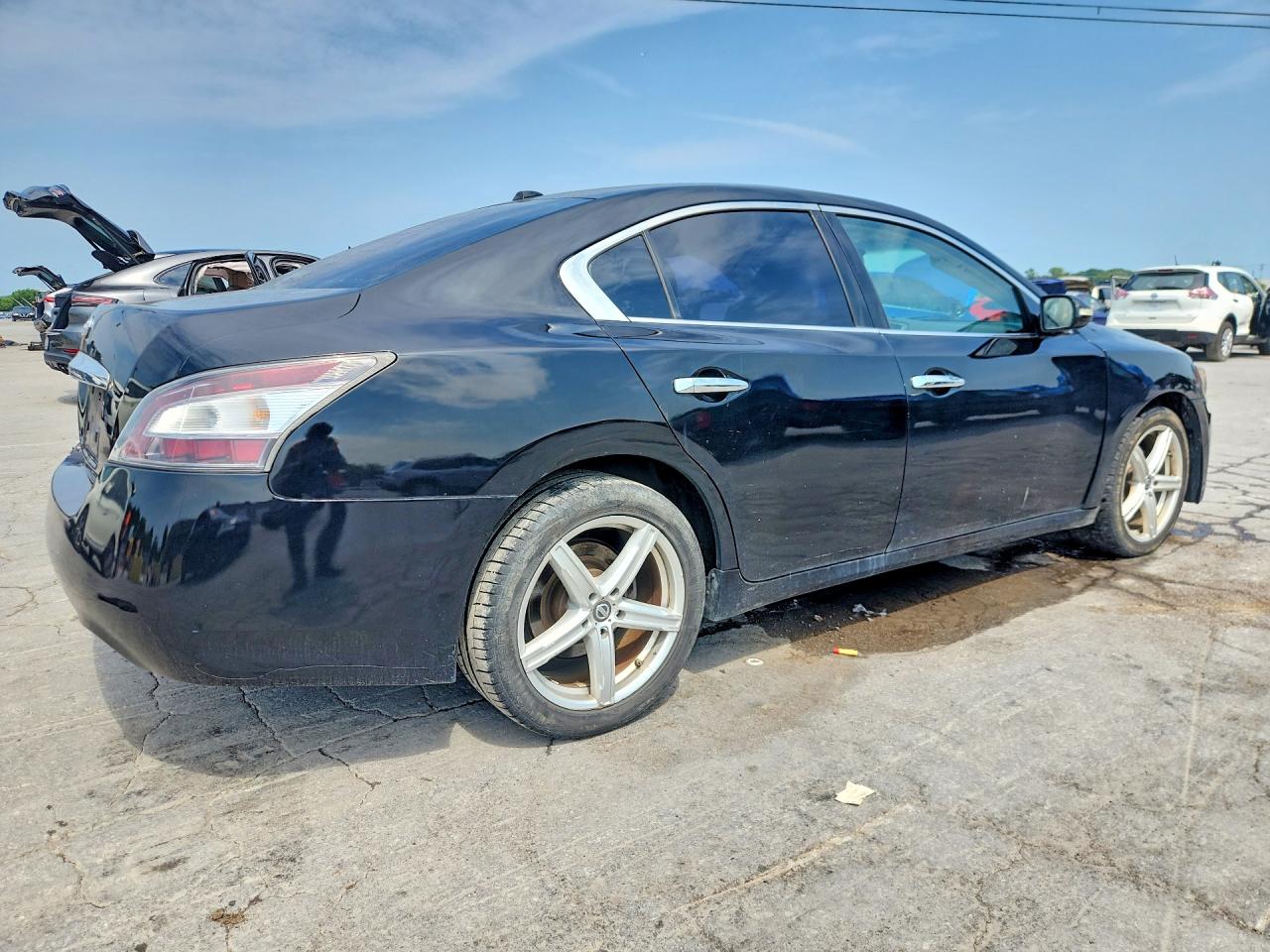 2014 Nissan Maxima 3.5 Sv Black vin: 1N4AA5APXEC476598