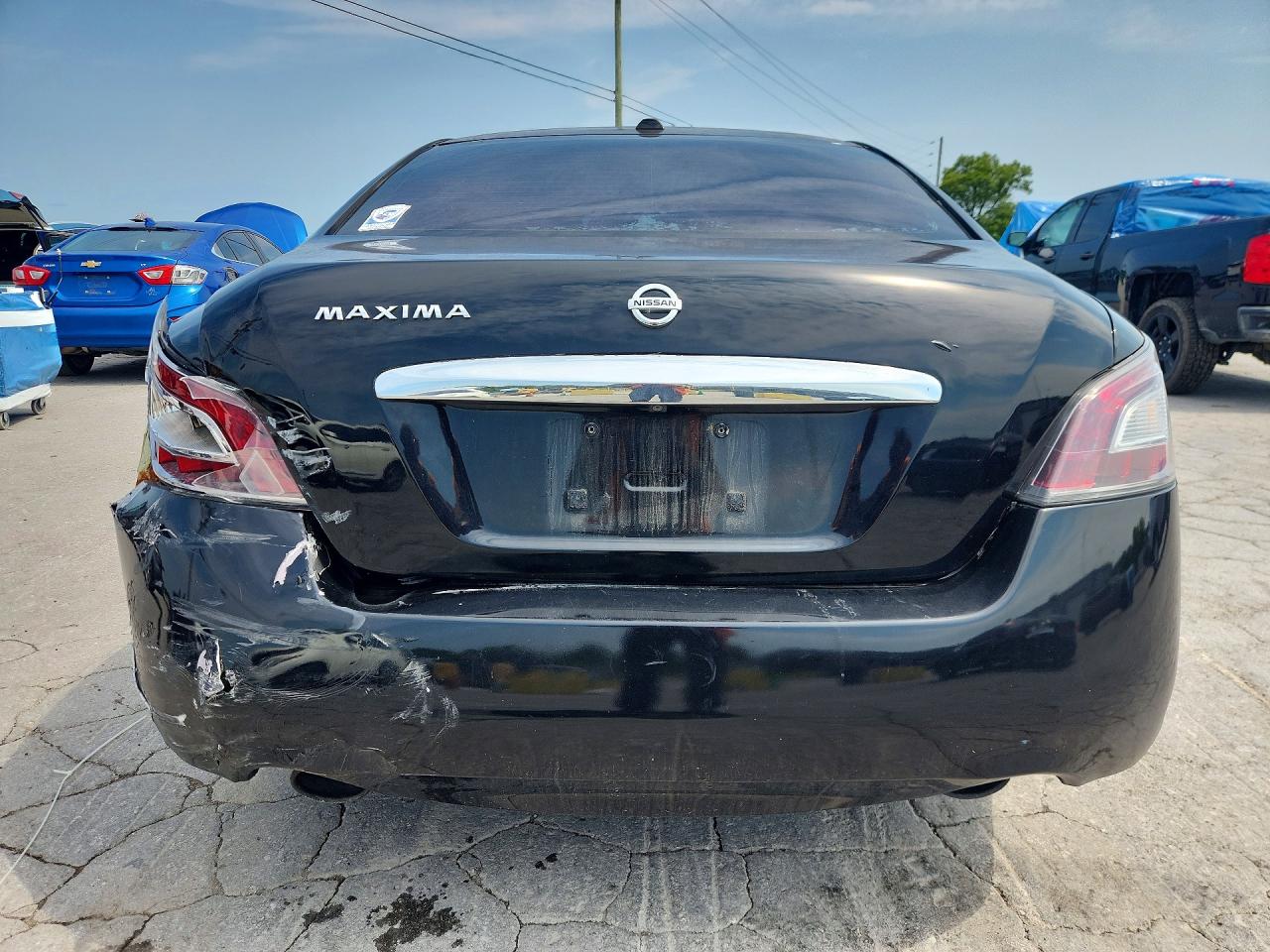 2014 Nissan Maxima 3.5 Sv Black vin: 1N4AA5APXEC476598