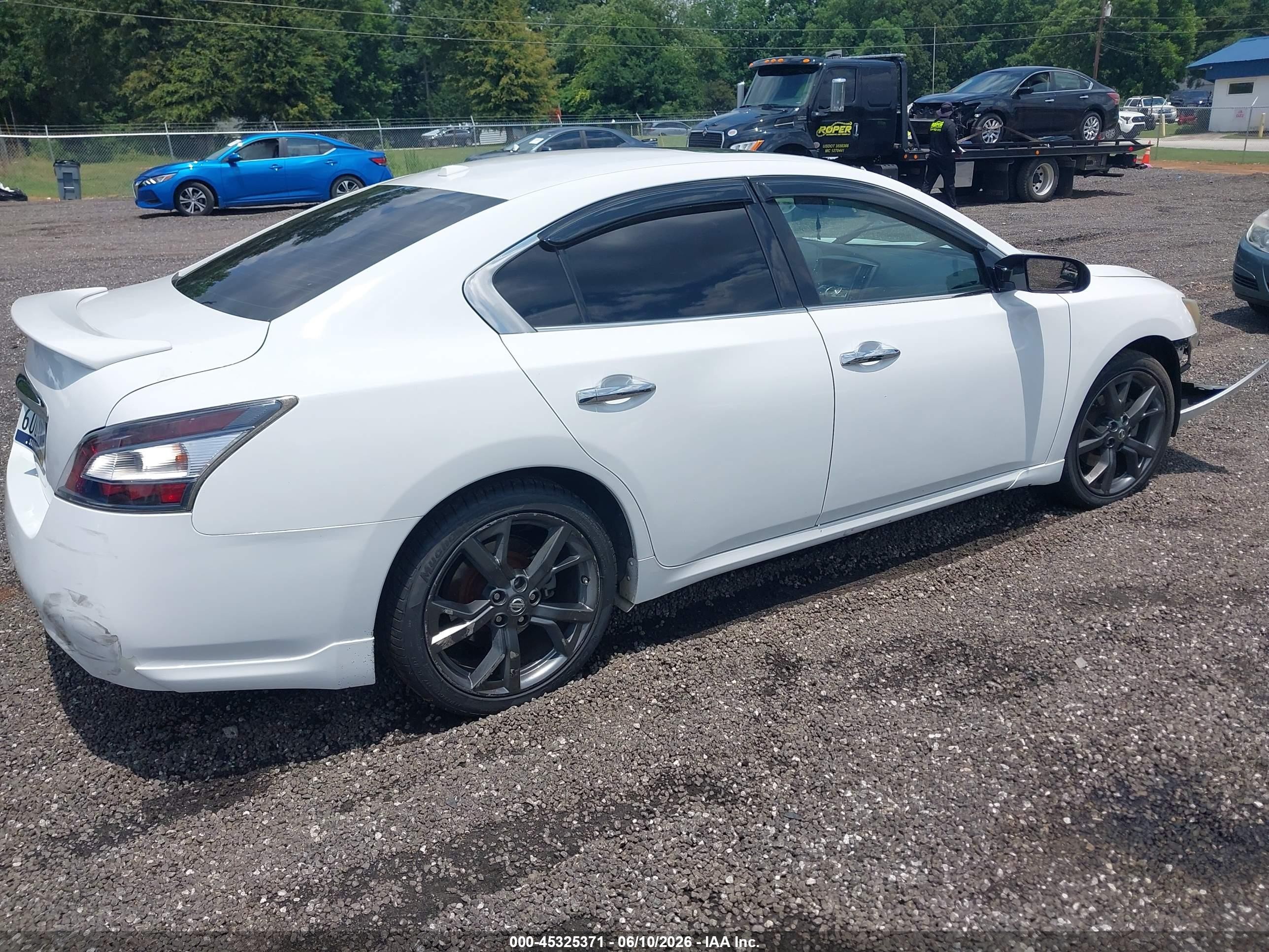 2014 Nissan Maxima 3.5 Sv Белый vin: 1N4AA5APXEC477346