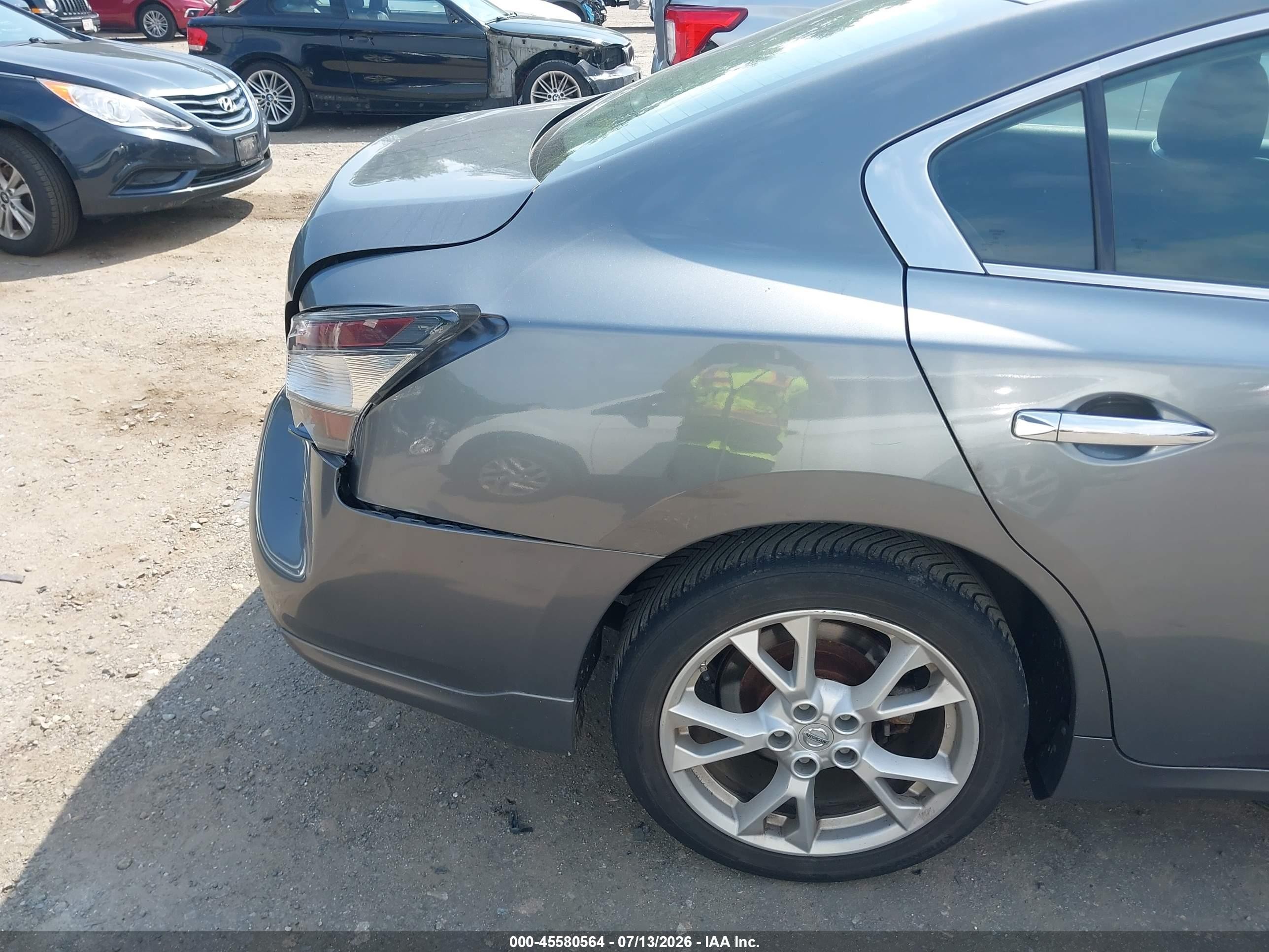 2014 Nissan Maxima 3.5 Sv Silver vin: 1N4AA5APXEC477749