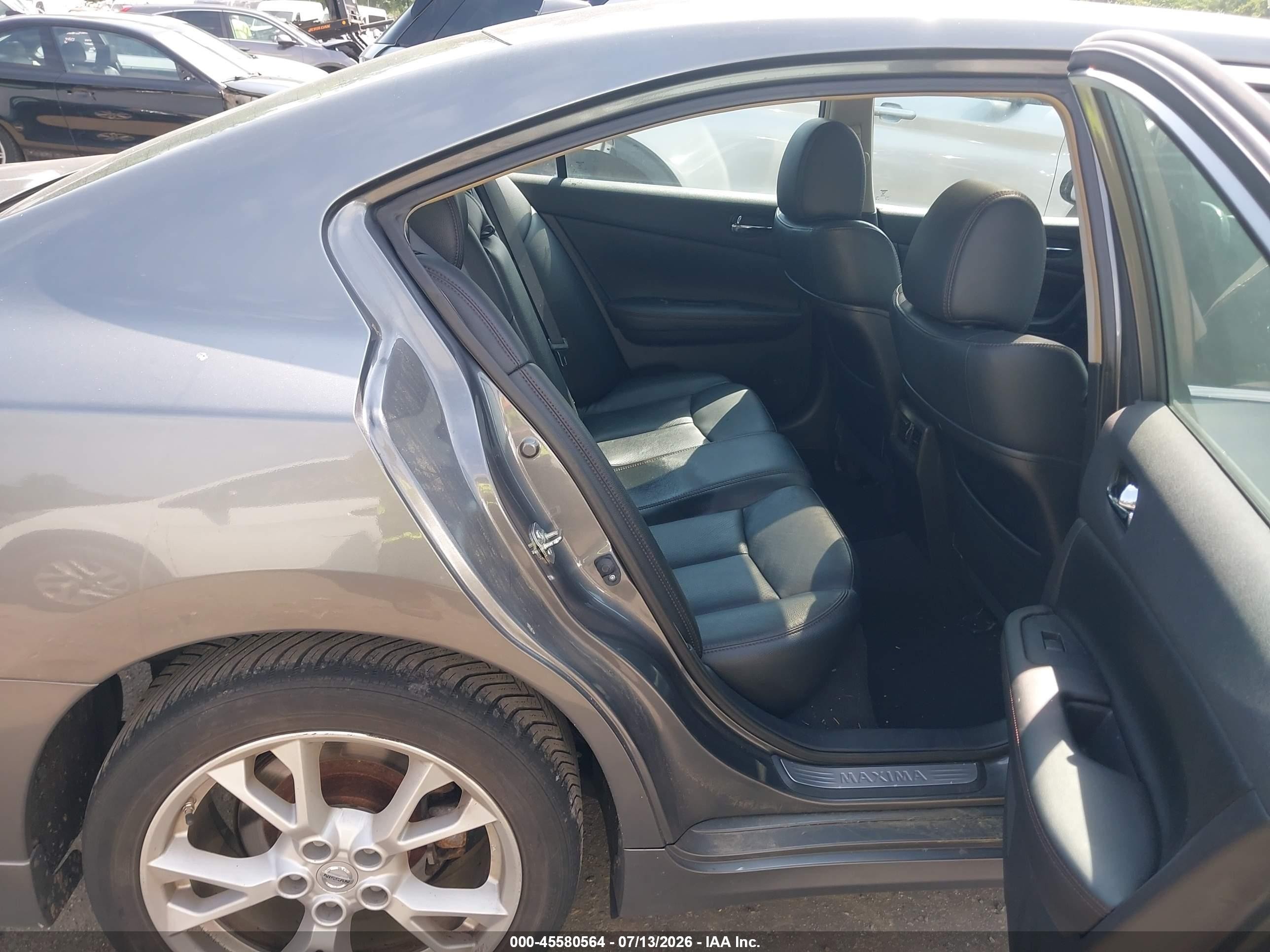 2014 Nissan Maxima 3.5 Sv Silver vin: 1N4AA5APXEC477749
