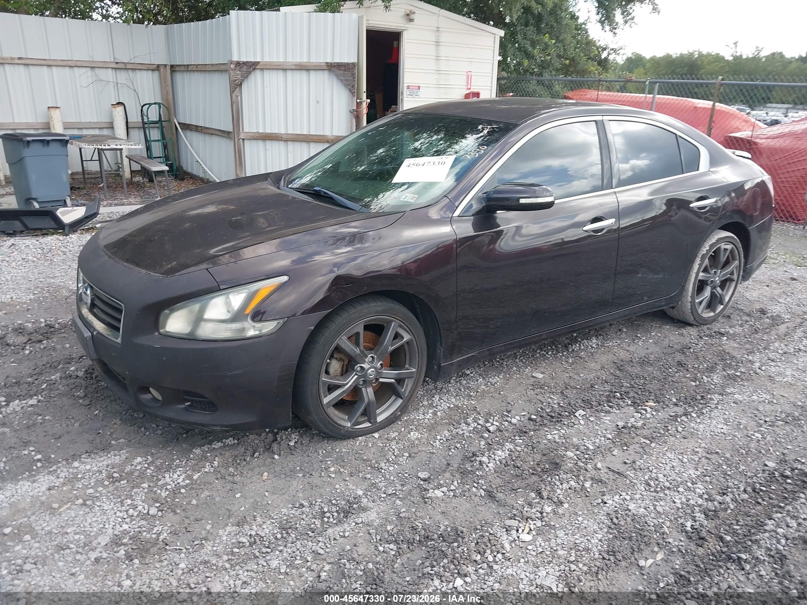 2014 Nissan Maxima 3.5 Sv Burgundy vin: 1N4AA5APXEC478612