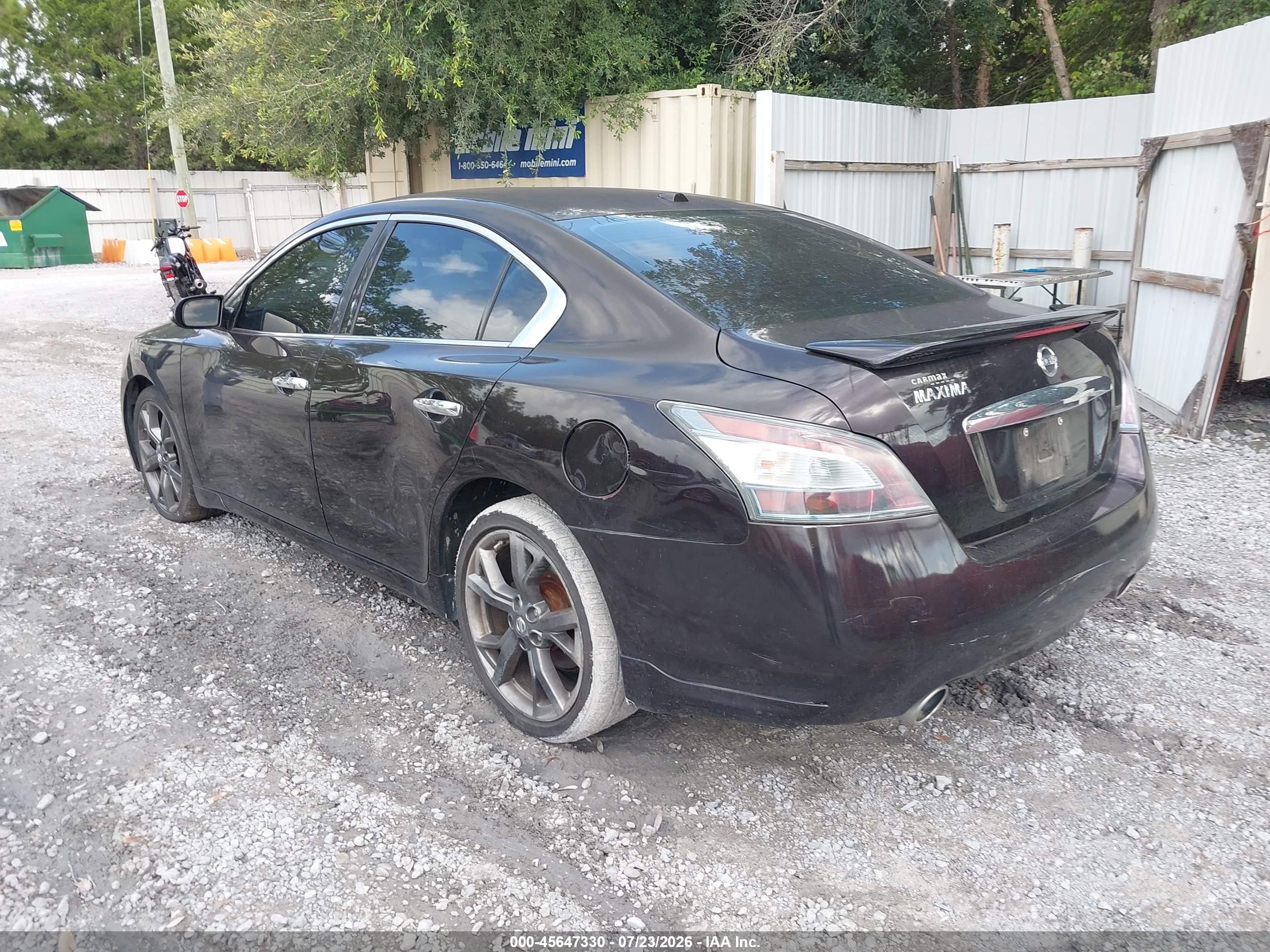 2014 Nissan Maxima 3.5 Sv Burgundy vin: 1N4AA5APXEC478612