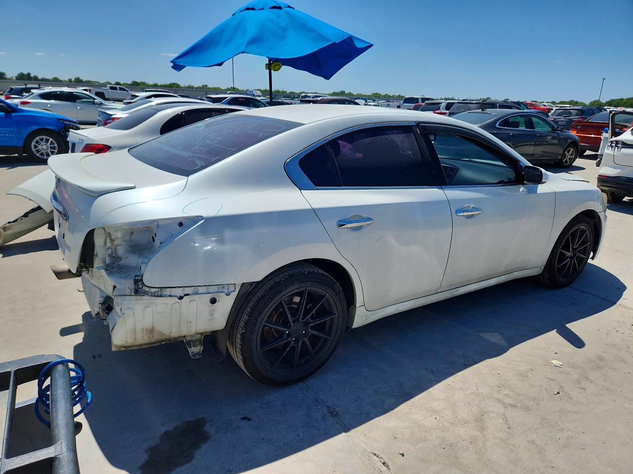2014 Nissan Maxima 3.5 S White vin: 1N4AA5APXEC482210
