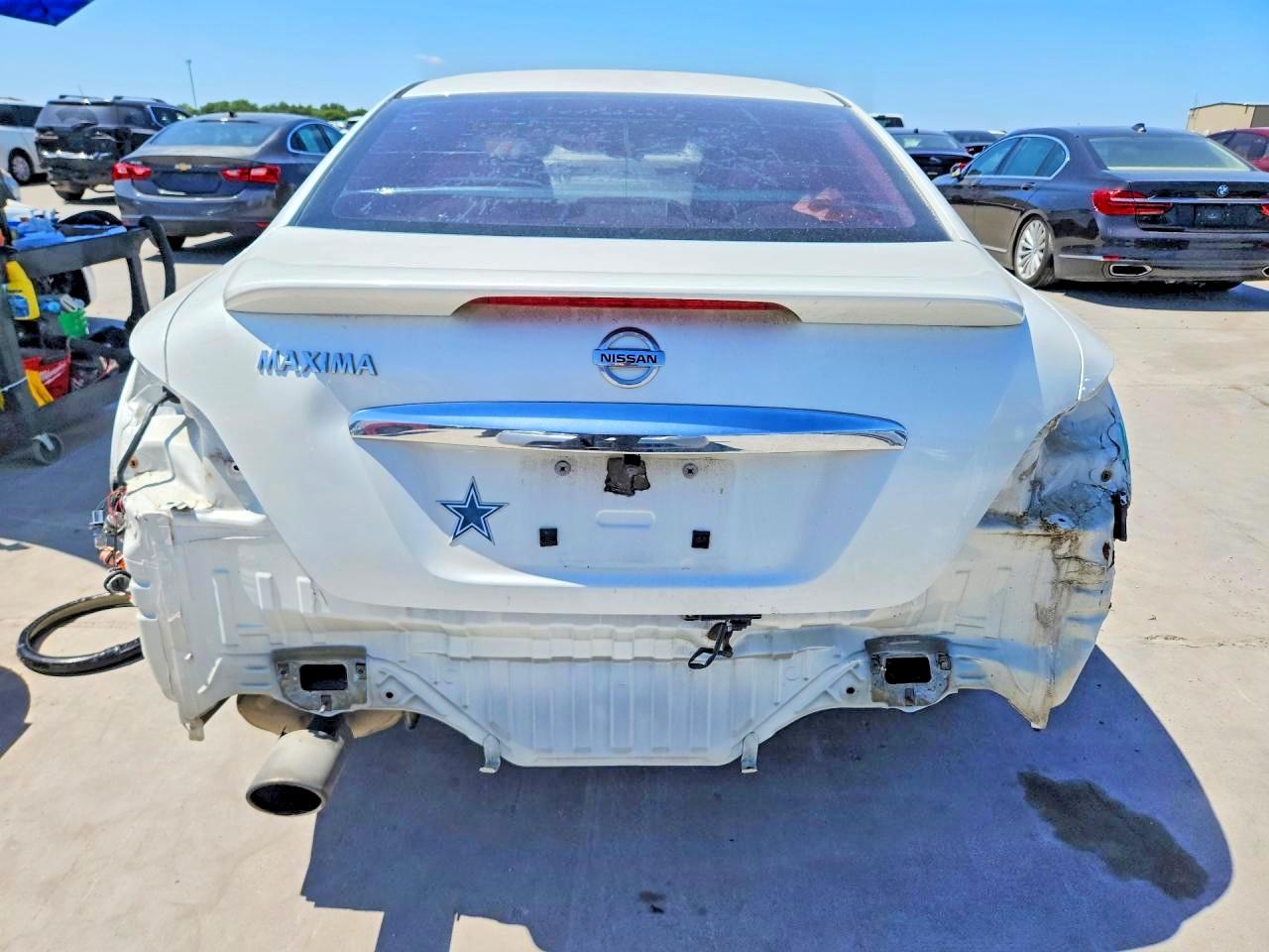 2014 Nissan Maxima 3.5 S White vin: 1N4AA5APXEC482210