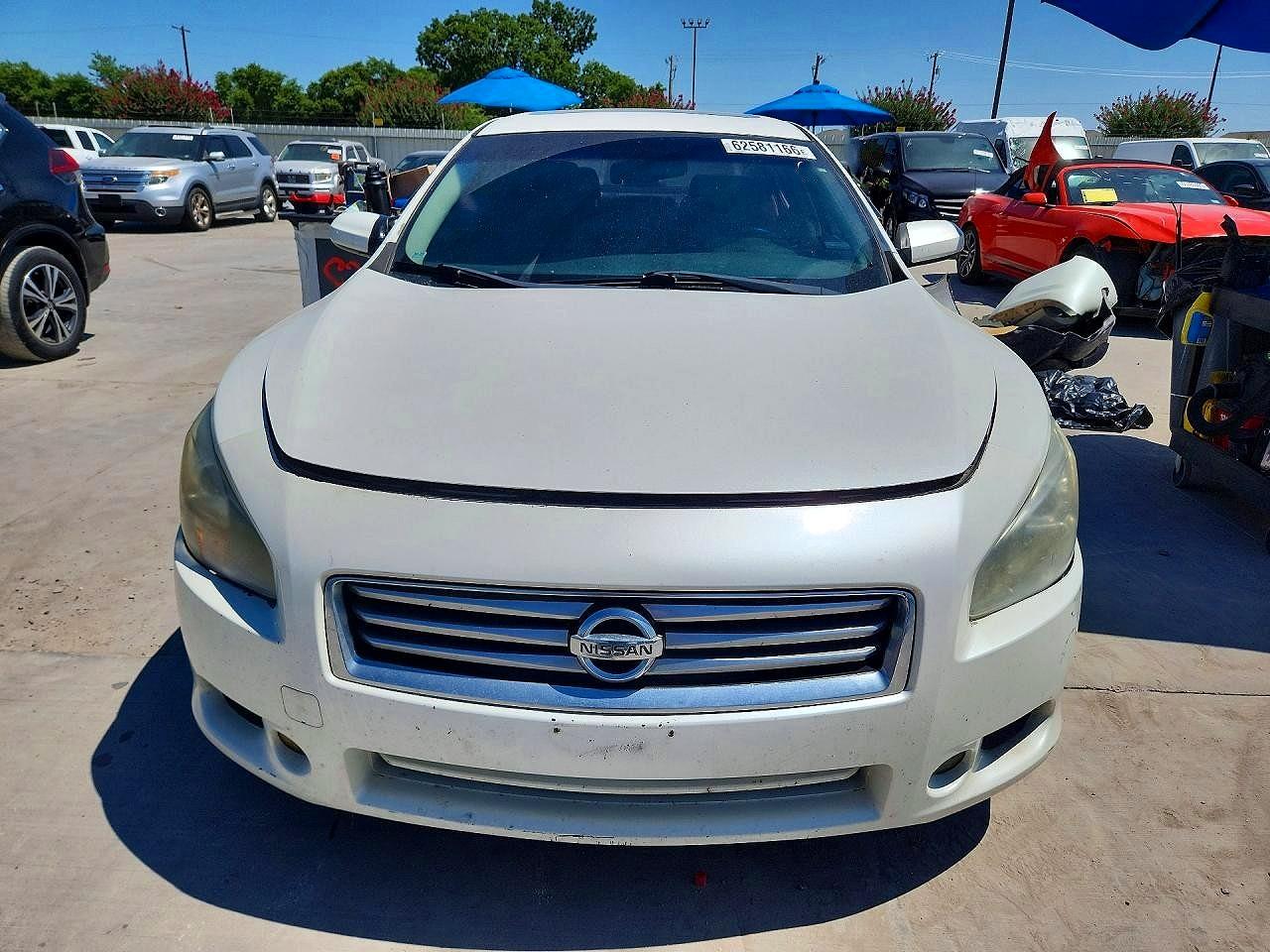 2014 Nissan Maxima 3.5 S White vin: 1N4AA5APXEC482210