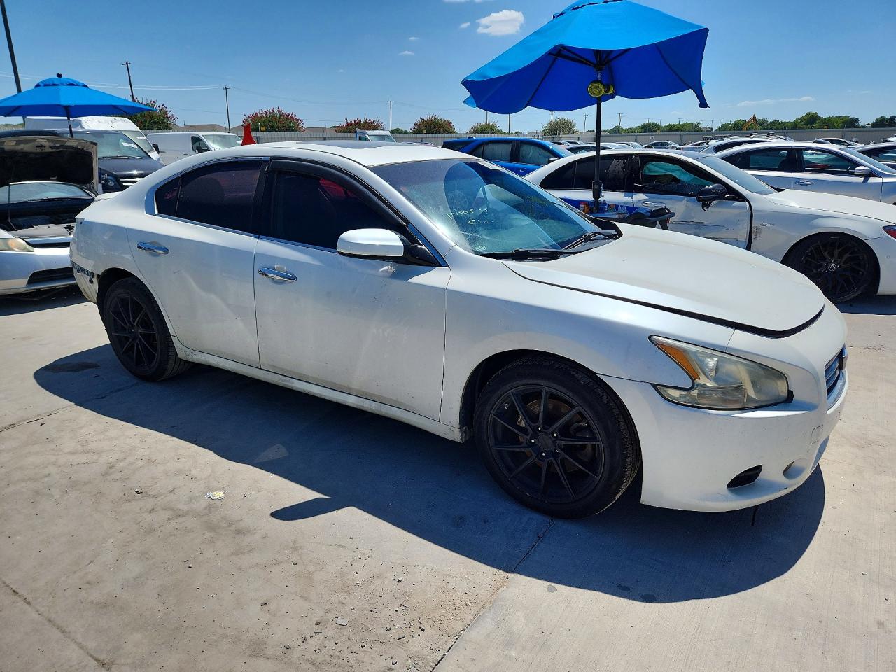 2014 Nissan Maxima 3.5 S White vin: 1N4AA5APXEC482210
