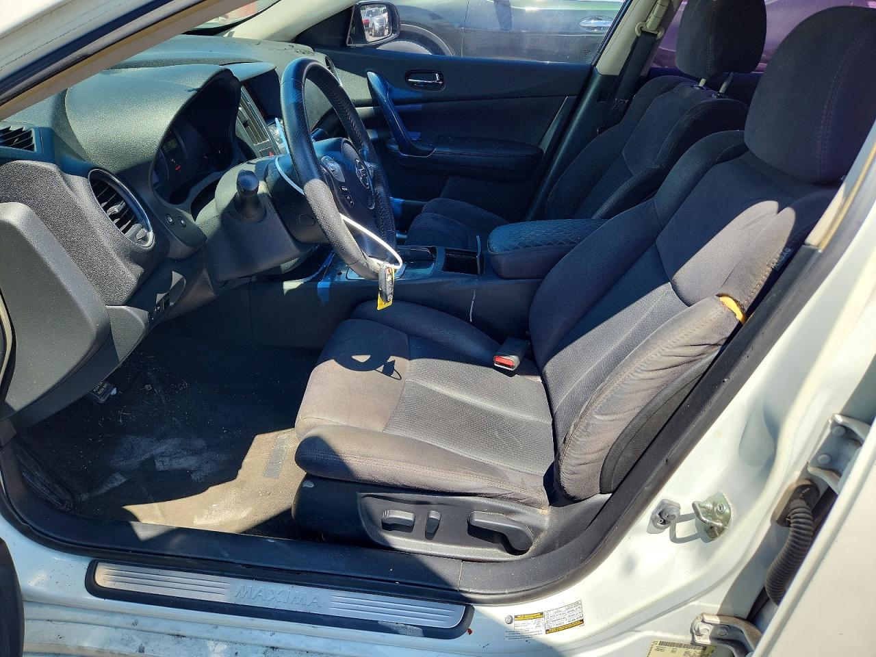 2014 Nissan Maxima 3.5 S White vin: 1N4AA5APXEC482210