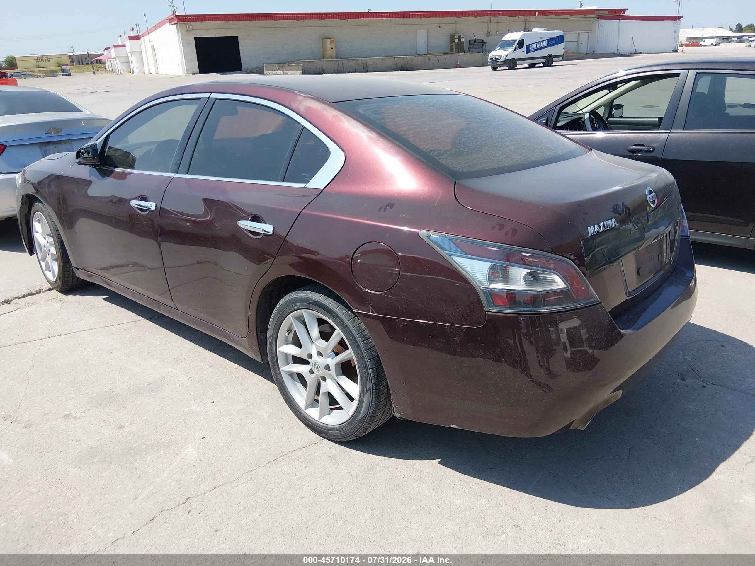 2014 Nissan Maxima 3.5 S/3.5 Sv Maroon vin: 1N4AA5APXEC486869